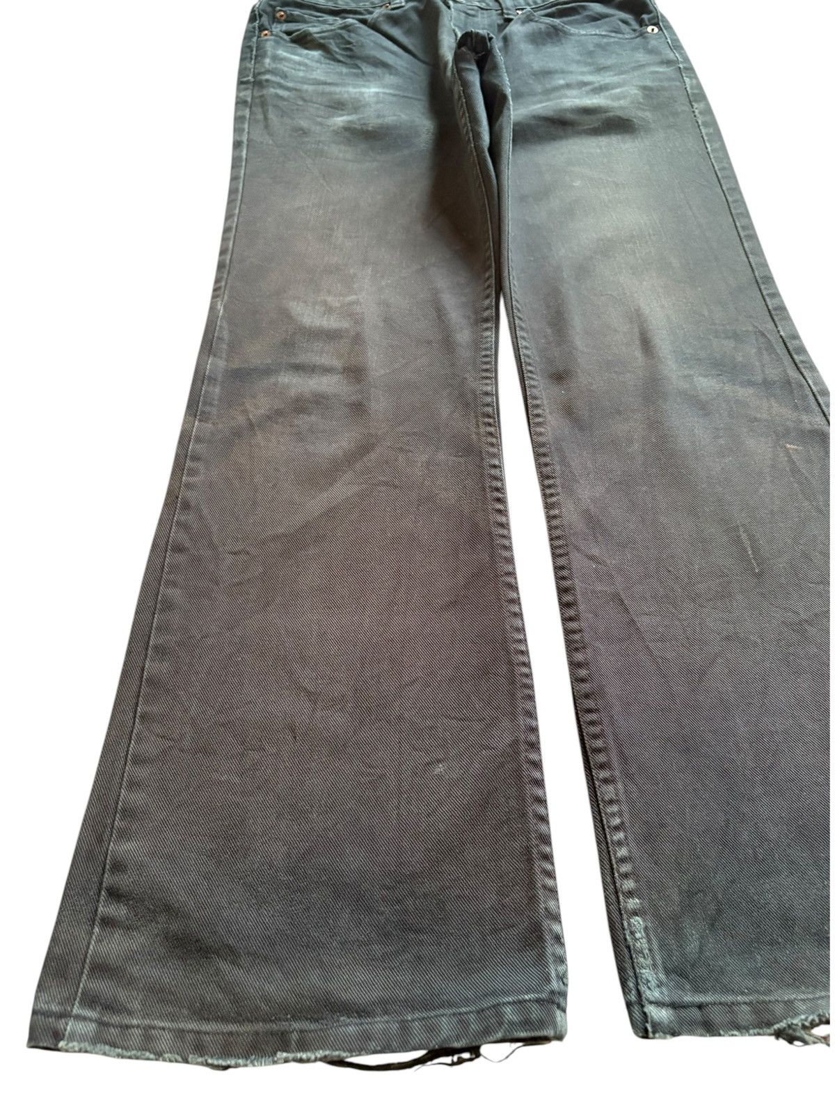 Levi's Vintage 90s Levis 537 Distressed Ripped Bootcut Flare Jeans Size US 30 / EU 46 - 6 Thumbnail