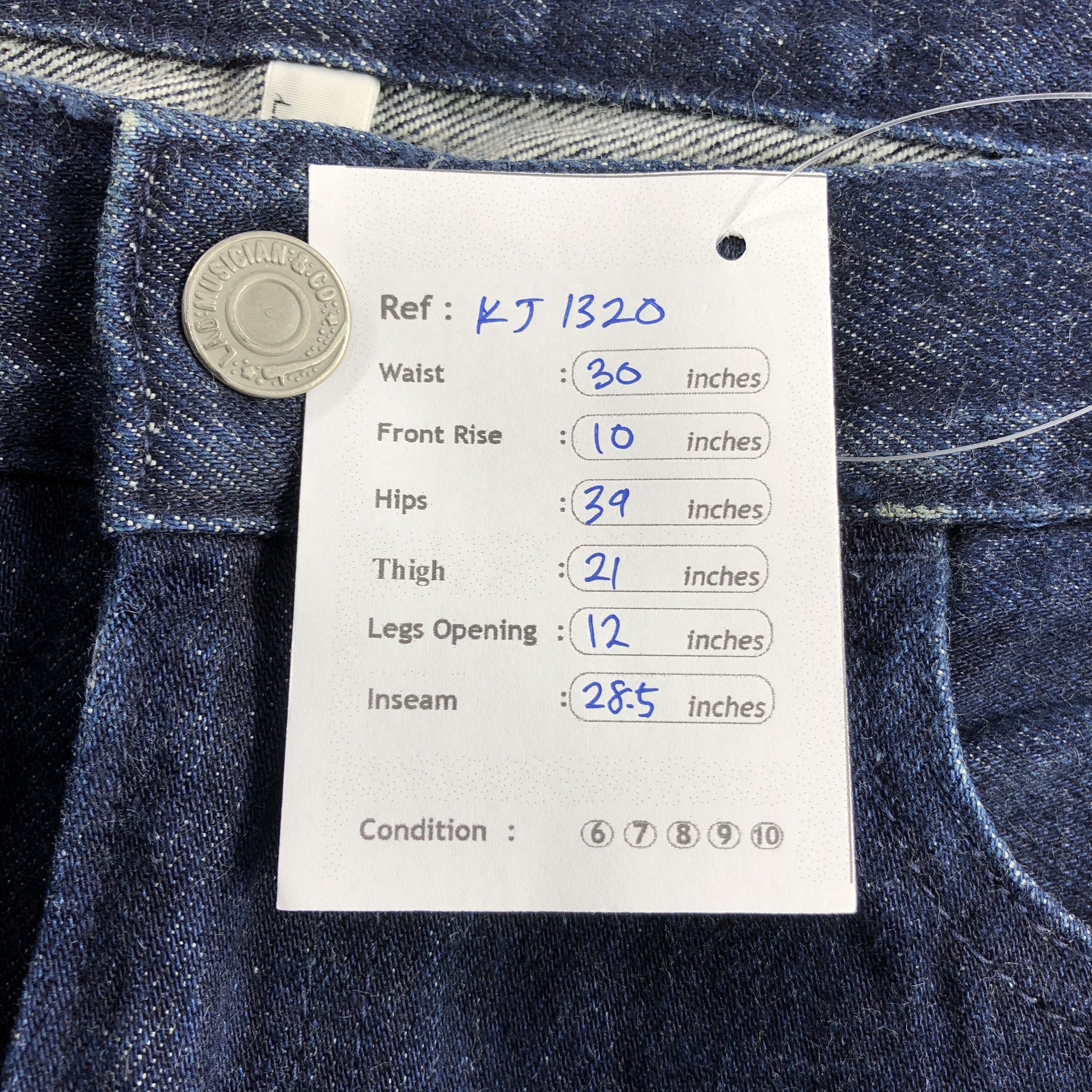 Lad Musician Lad Musician Jeans Blue Denim KJ1320 Size US 30 / EU 46 - 11 Thumbnail