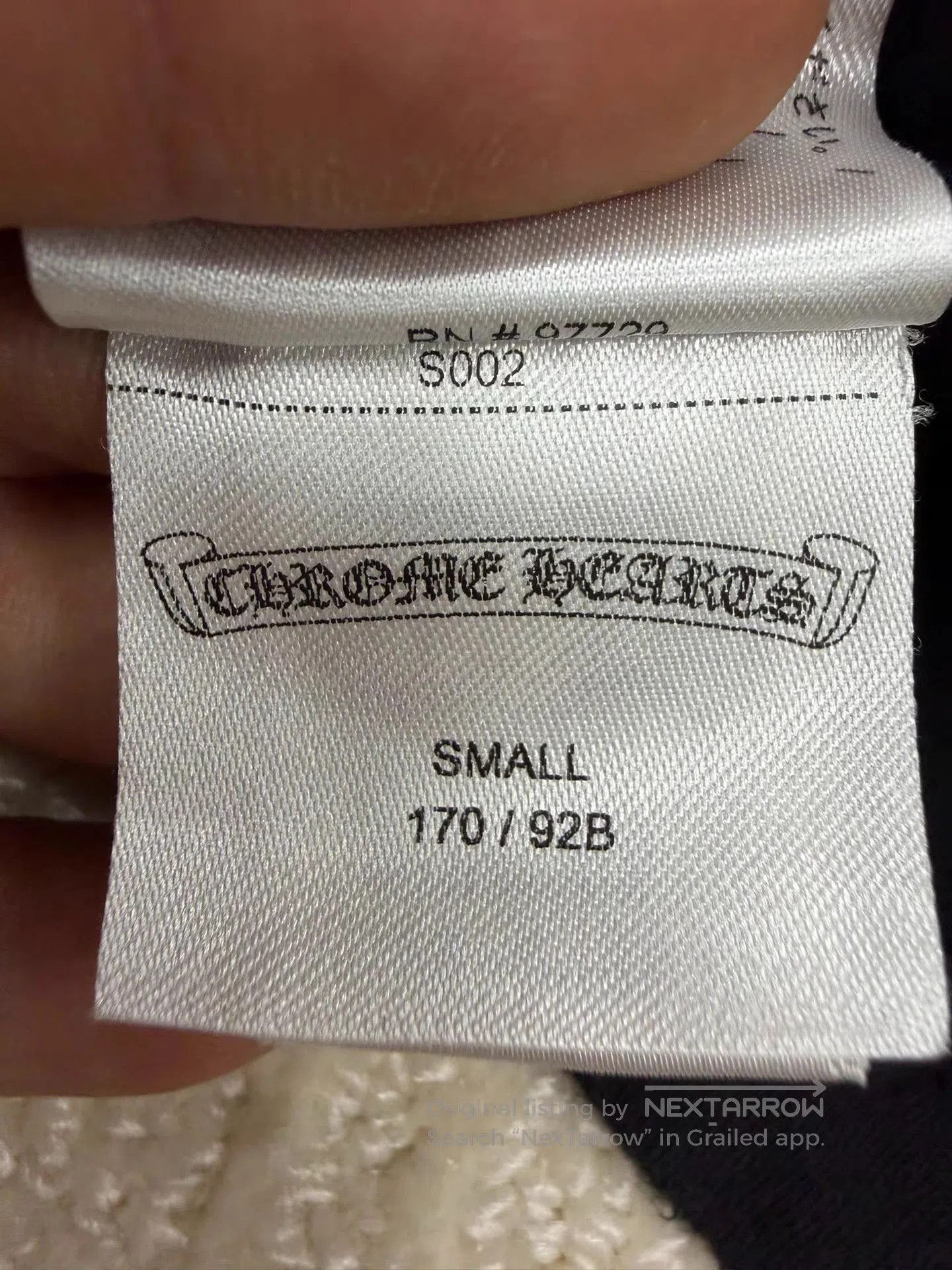 Chrome Hearts Black Short Sleeve Pocket T. Size US S / EU 44-46 / 1 - 6 Thumbnail