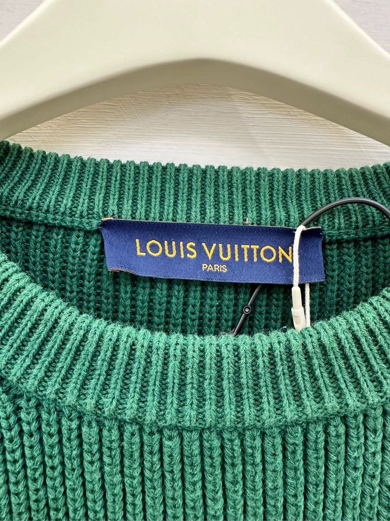 Louis Vuitton Louis Vuitton Knitted traffic light color-block logo sweate Size US L / EU 52-54 / 3 - 7 Thumbnail