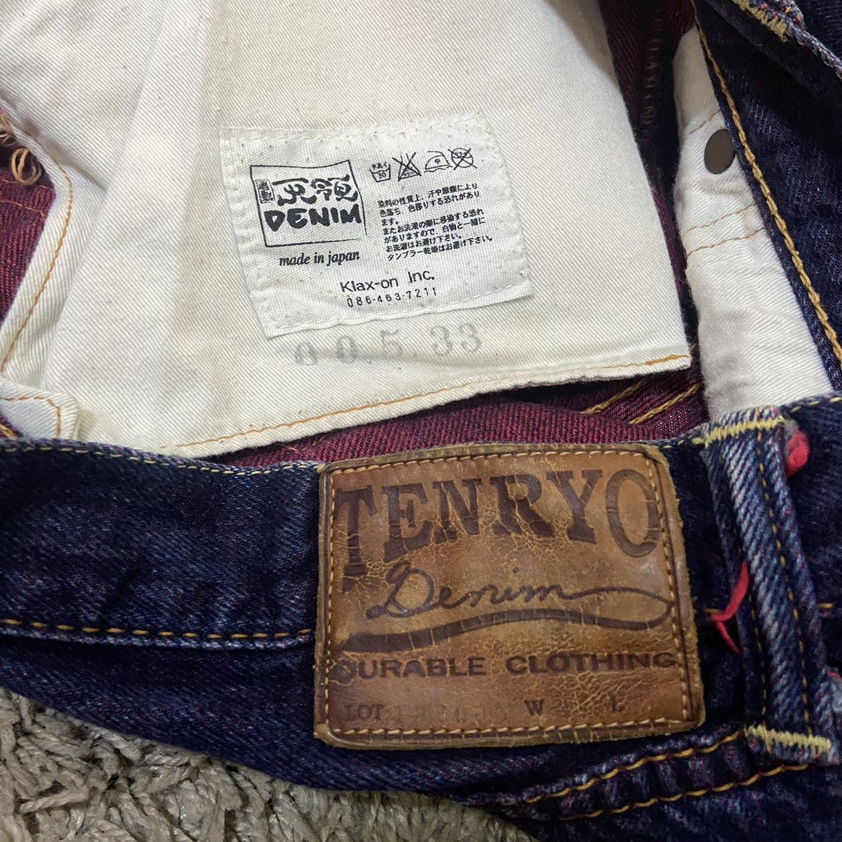 Japanese Brand Kurashiki Tenryo Denim Color Revolution Selvedge Denim Jeans Size US 33 - 17 Thumbnail
