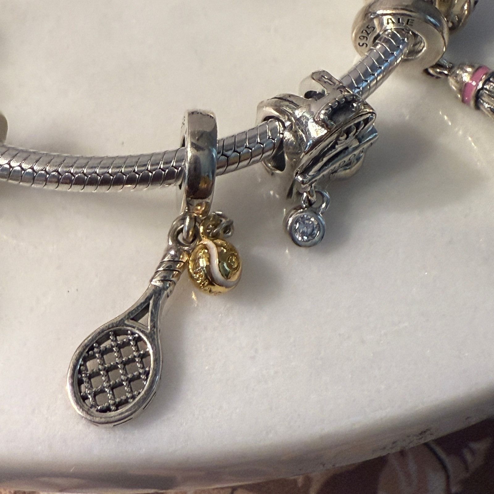 pandora Authentic Pandora, SZ 19Cm, Moments Silver Bracelet, 7 Adven Size ONE SIZE - 6 Thumbnail