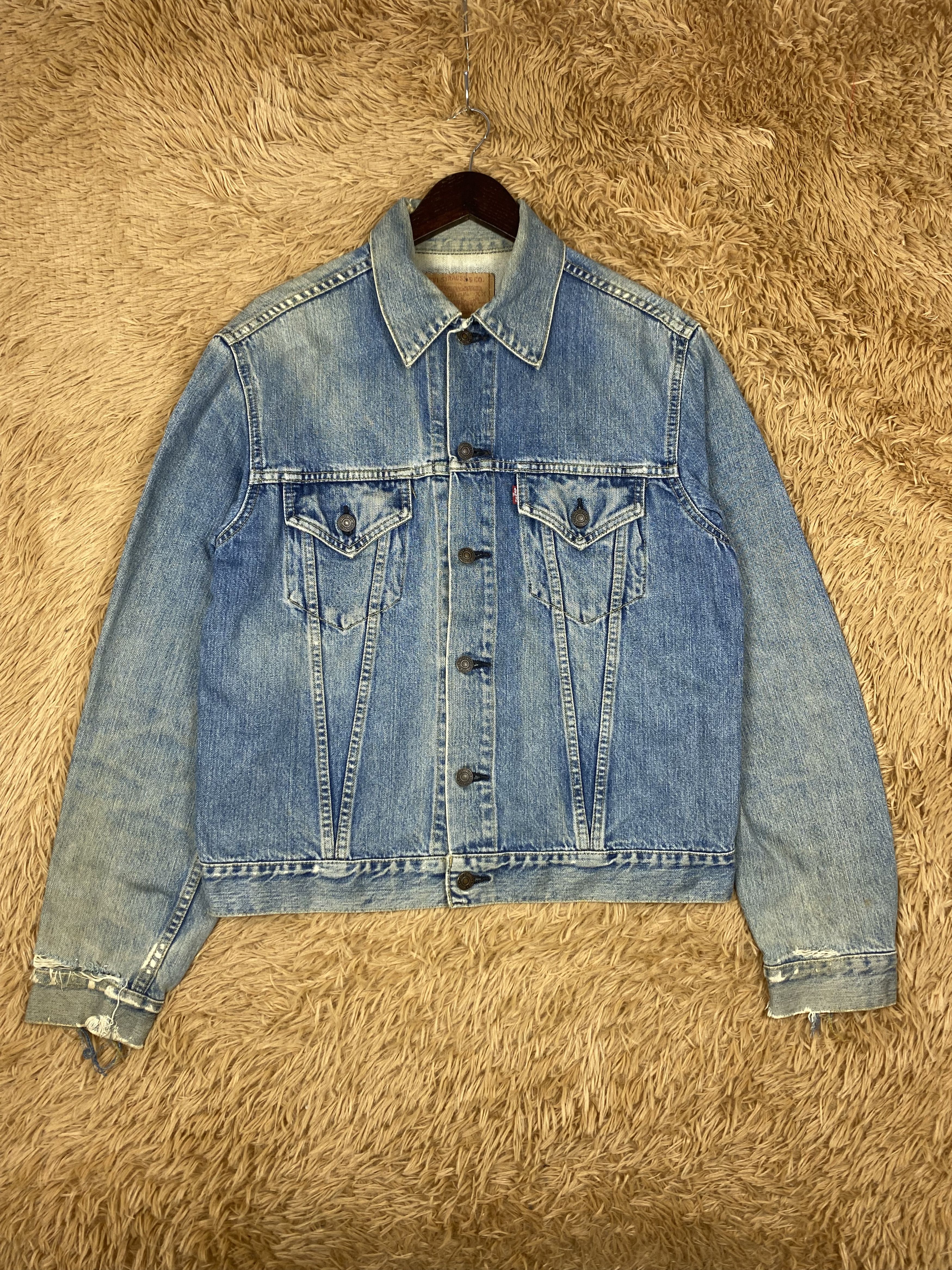 Levi's Vintage Levi's Faded Blue Denim Jacket DJ0838 Size US XS / EU 42 / 0 - 1 Thumbnail