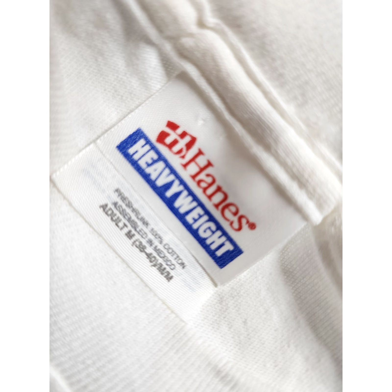 Hanes Vintage Hanes Mens T-Shirt 90s My Son Is In The US Air Force Lackland TX Crew Neck Short Sleeve White Medium Size US M / EU 48-50 / 2 - 4 Thumbnail