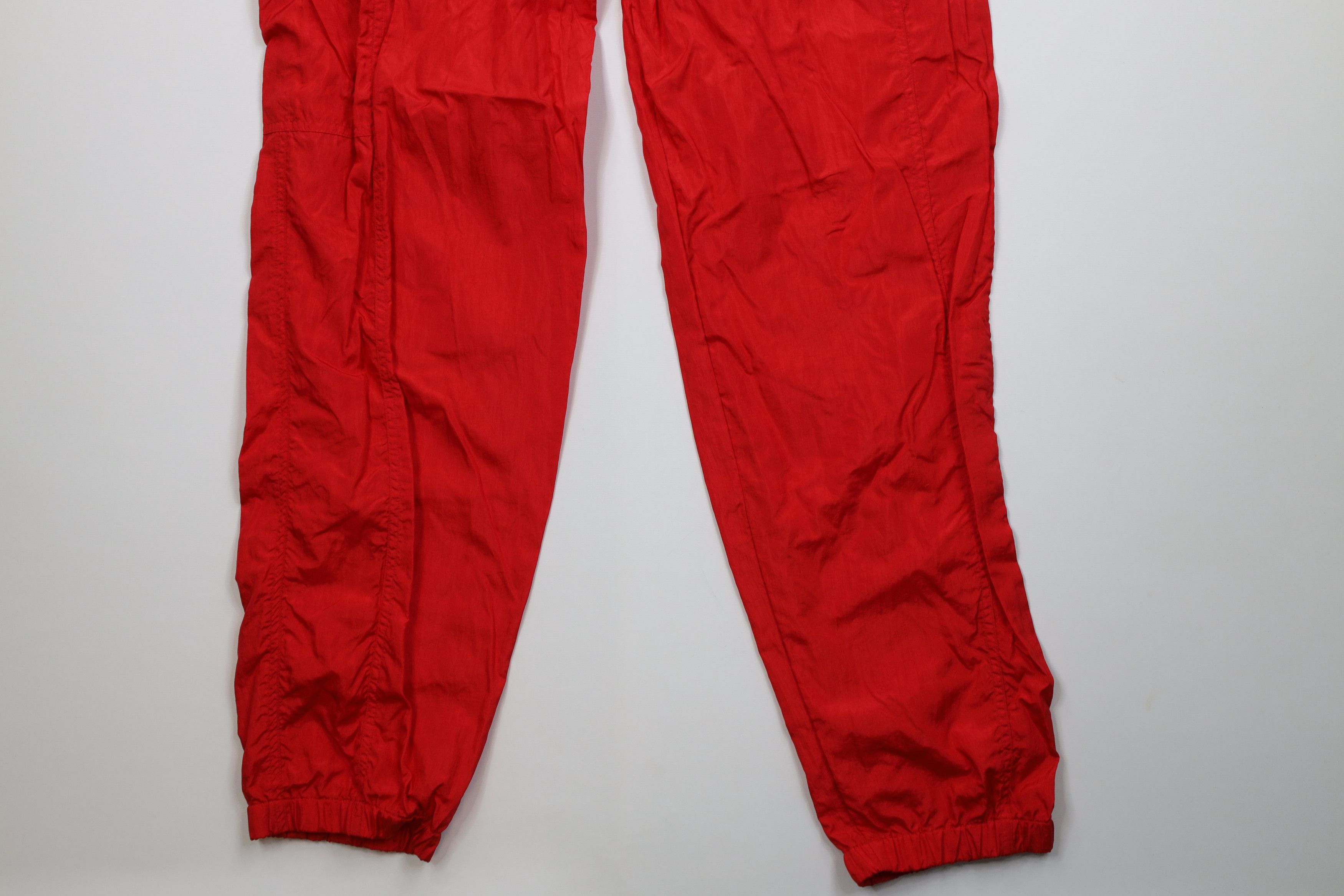 Adidas Vintage 70s 80s Adidas Pocket Windbreaker Joggers Pants Red Size US 36 / EU 52 - 14 Thumbnail