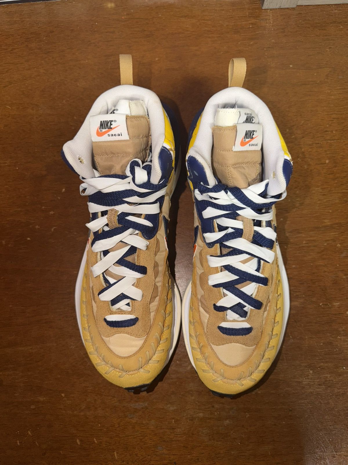 Nike × Sacai Nike Sacai X Jean Paul Gaultier X VaporWaffle Sesame size 12 Size US 12 / EU 45 - 3 Thumbnail