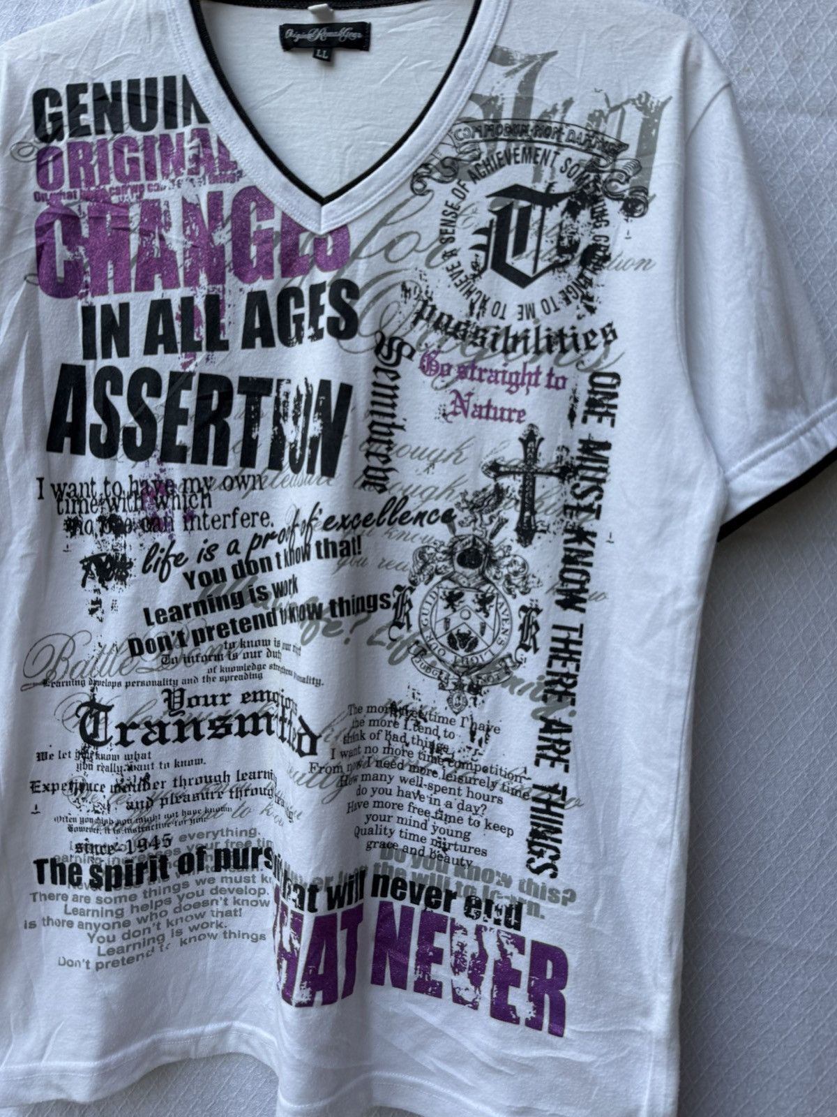 Hysteric Glamour Y2k Poem Original Remak Gear Vkei Style Shirt Size US L / EU 52-54 / 3 - 3 Thumbnail
