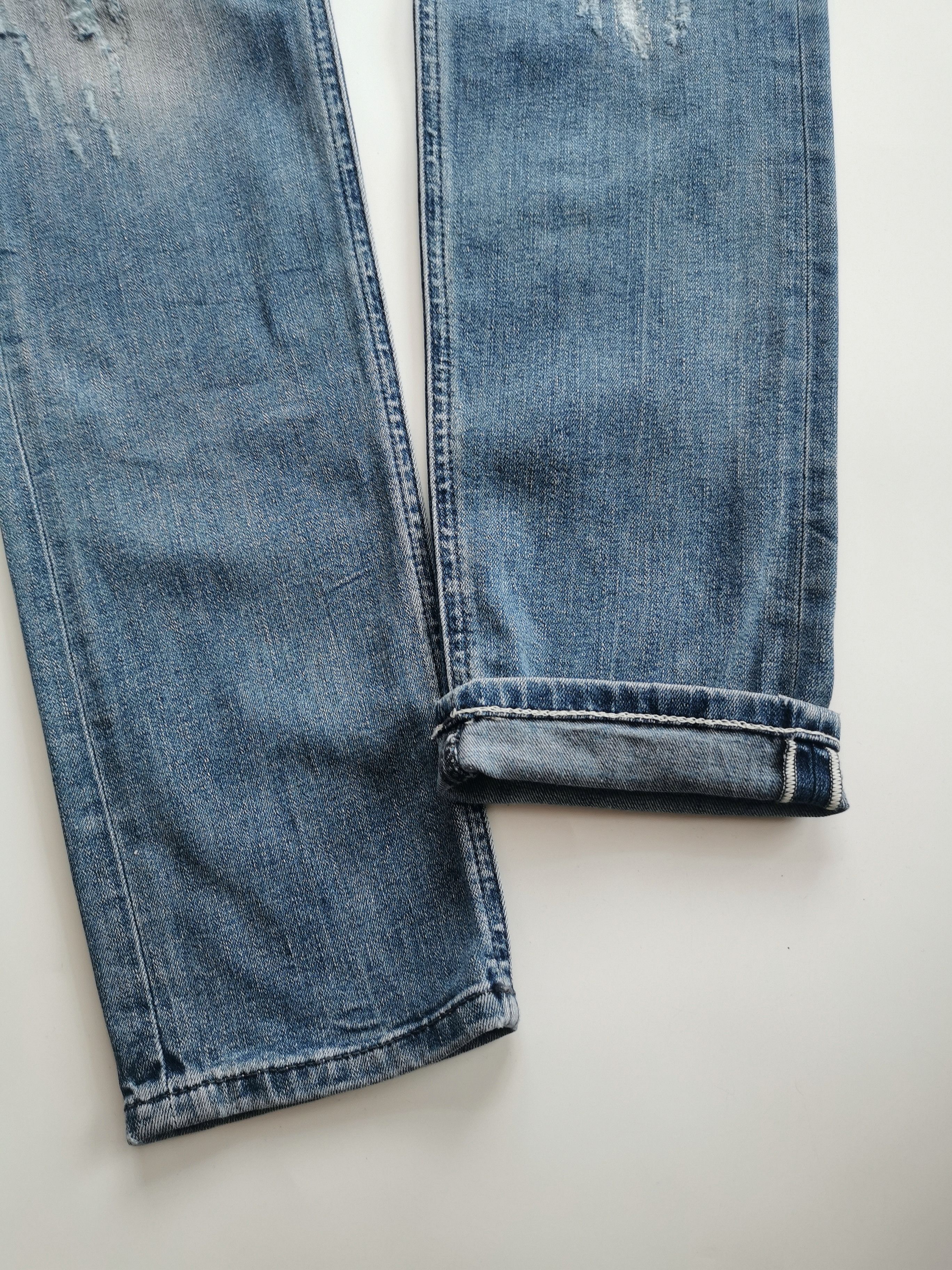 Diesel Diesel Ripped Slim Carrot Jeans Size US 30 / EU 46 - 3 Thumbnail
