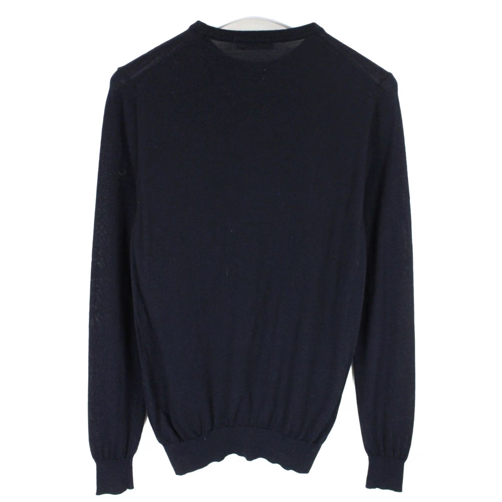 Suitsupply Suitsupply Merino Wool Jumper Men's SMALL Pullover Crew Neck Dark Blue Size US S / EU 44-46 / 1 - 2 Thumbnail