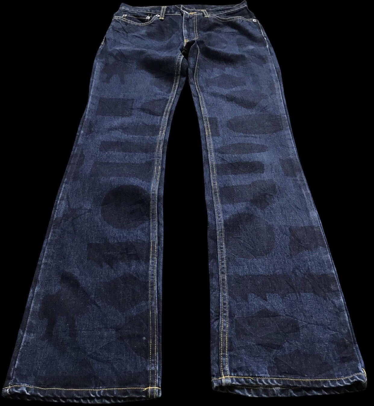 Hysteric Glamour × Japanese Brand Flare HYSTERIC GLAMOUR Archival Stunning Full Fades Denim Size US 27 - 1 Thumbnail