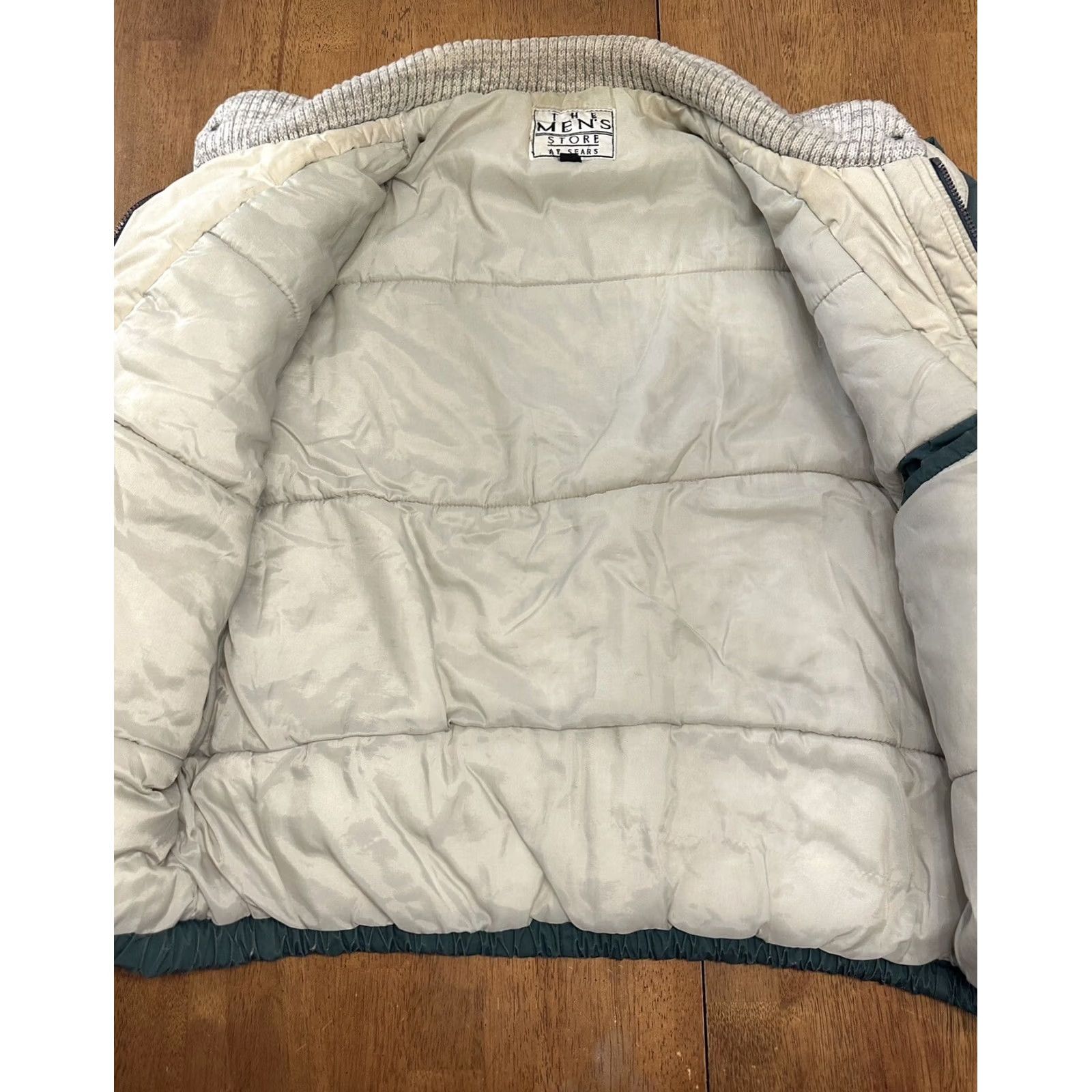 Sears VINTAGE Sears The Men’s Store Jacket Coat Full Zip Insulated Large 80s DULON Green Size US L / EU 52-54 / 3 - 6 Thumbnail