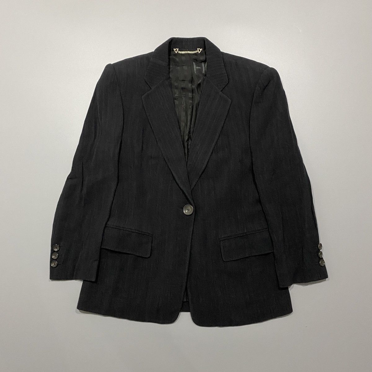 Gucci 1995 Gucci - Tom Ford Single Breasted Striped Blzer Size M / US 6-8 / IT 42-44 - 2 Thumbnail