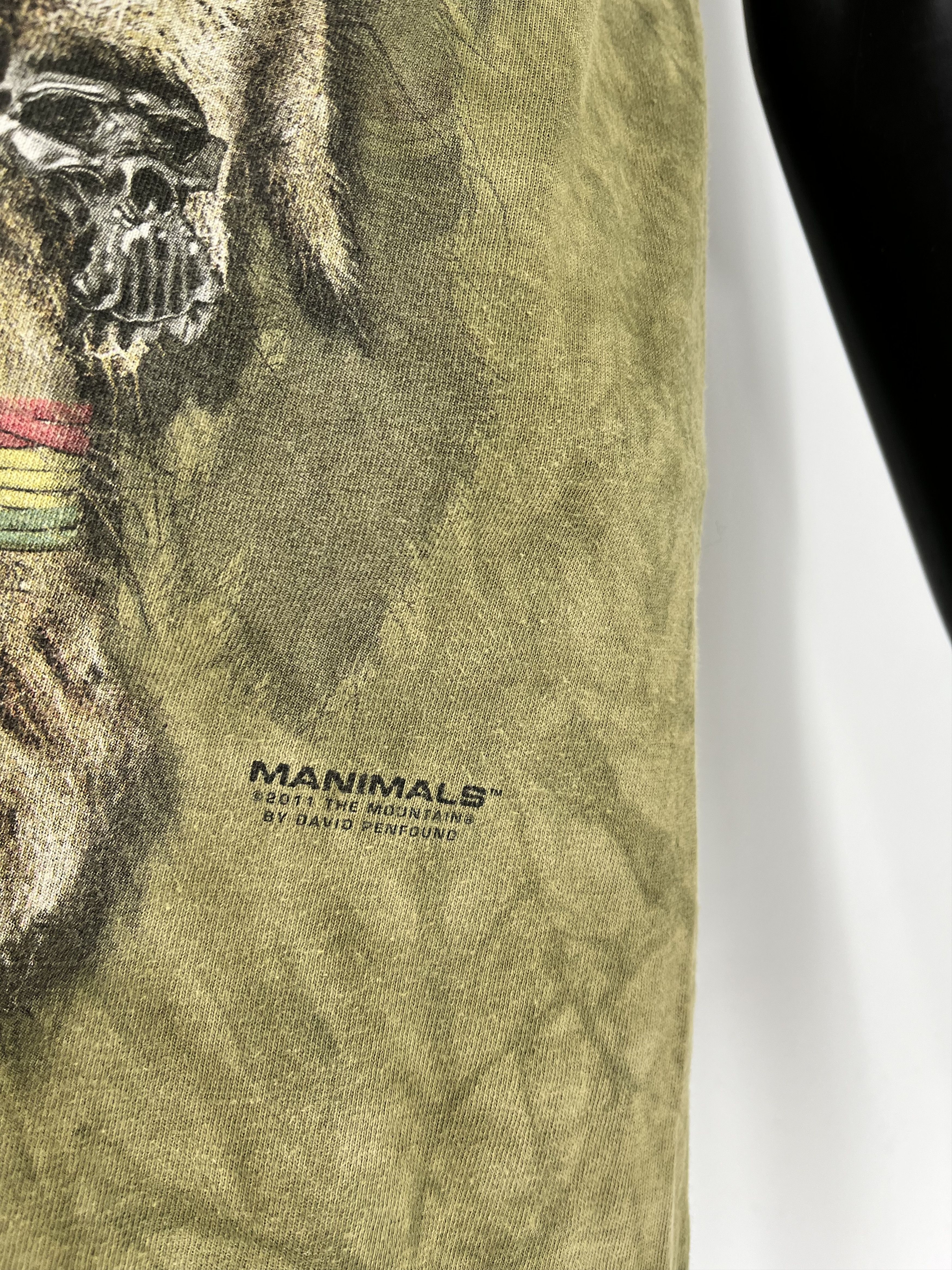 The Mountain Vintage The Mountain 2011 Lion Rasta Tshirt Size L Size US L / EU 52-54 / 3 - 8 Thumbnail