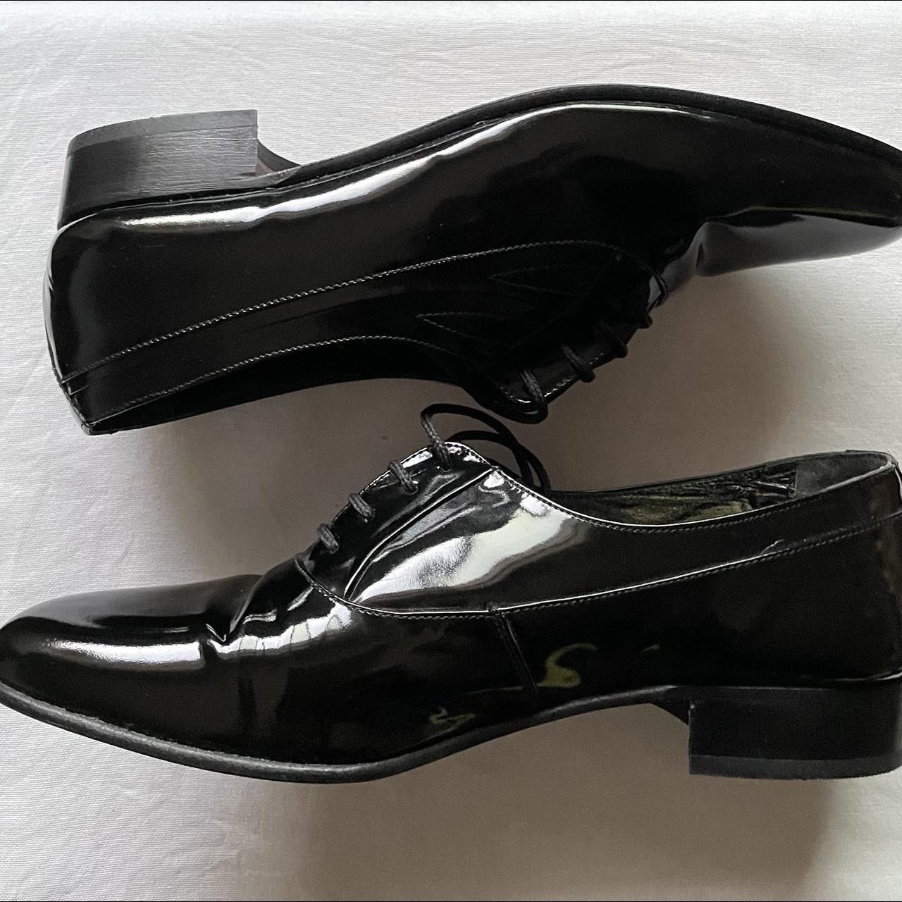 Designer × Ferrari Conti Ferrari Patent Leather Shoes Size US 7 / IT 37 - 5 Thumbnail