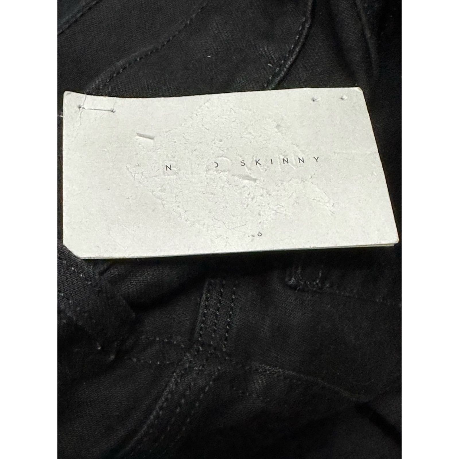 Baldwin Bldwn Vented Skinny Fit Jeans Side Slits Hem Black W 27 NWT Size 27" / US 4 / IT 40 - 10 Thumbnail