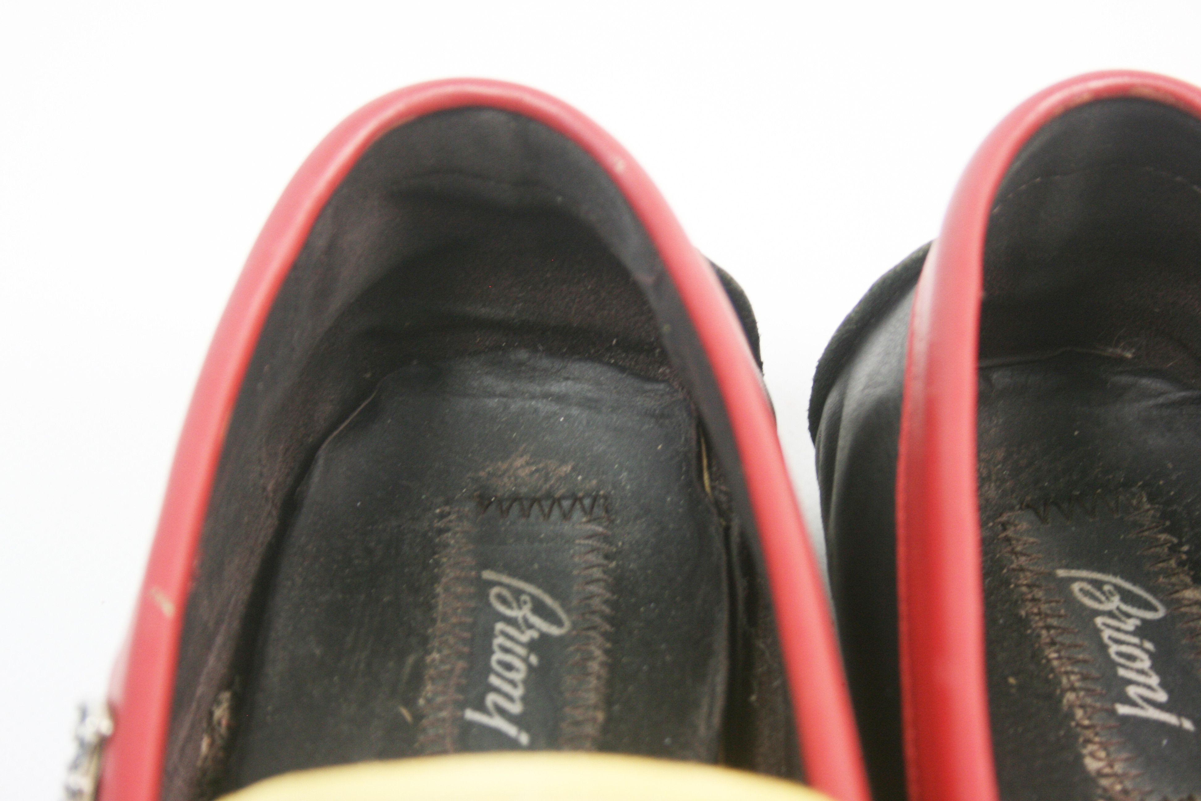 Brioni 00S Leather Logo Loafers Vintage Size US 9 / EU 42 - 9 Thumbnail