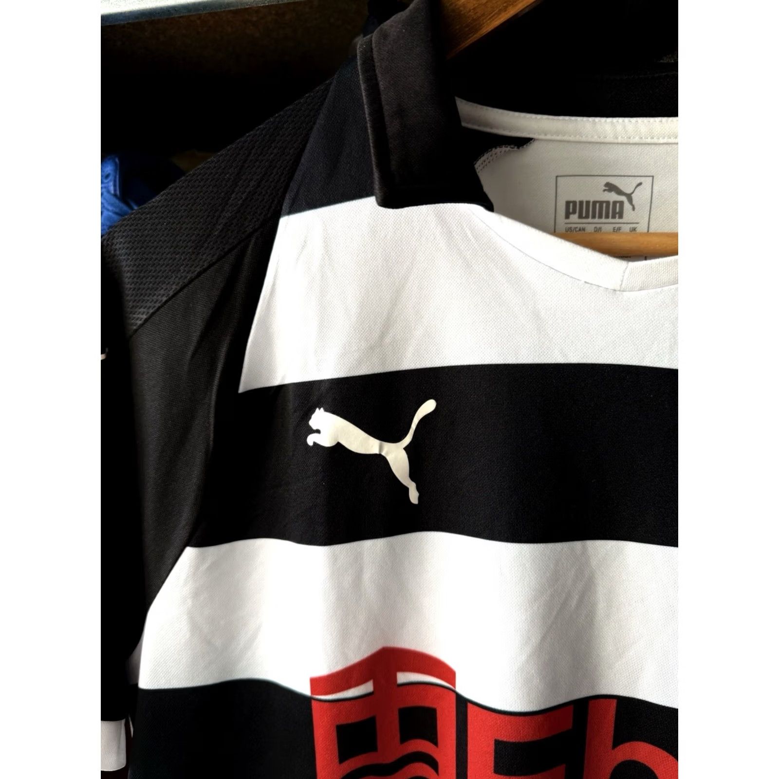 Puma PUMA Darlington Jersey Football Shirt English Soccer Jersey Black M Mens Short Sleeve Size US M / EU 48-50 / 2 - 3 Thumbnail