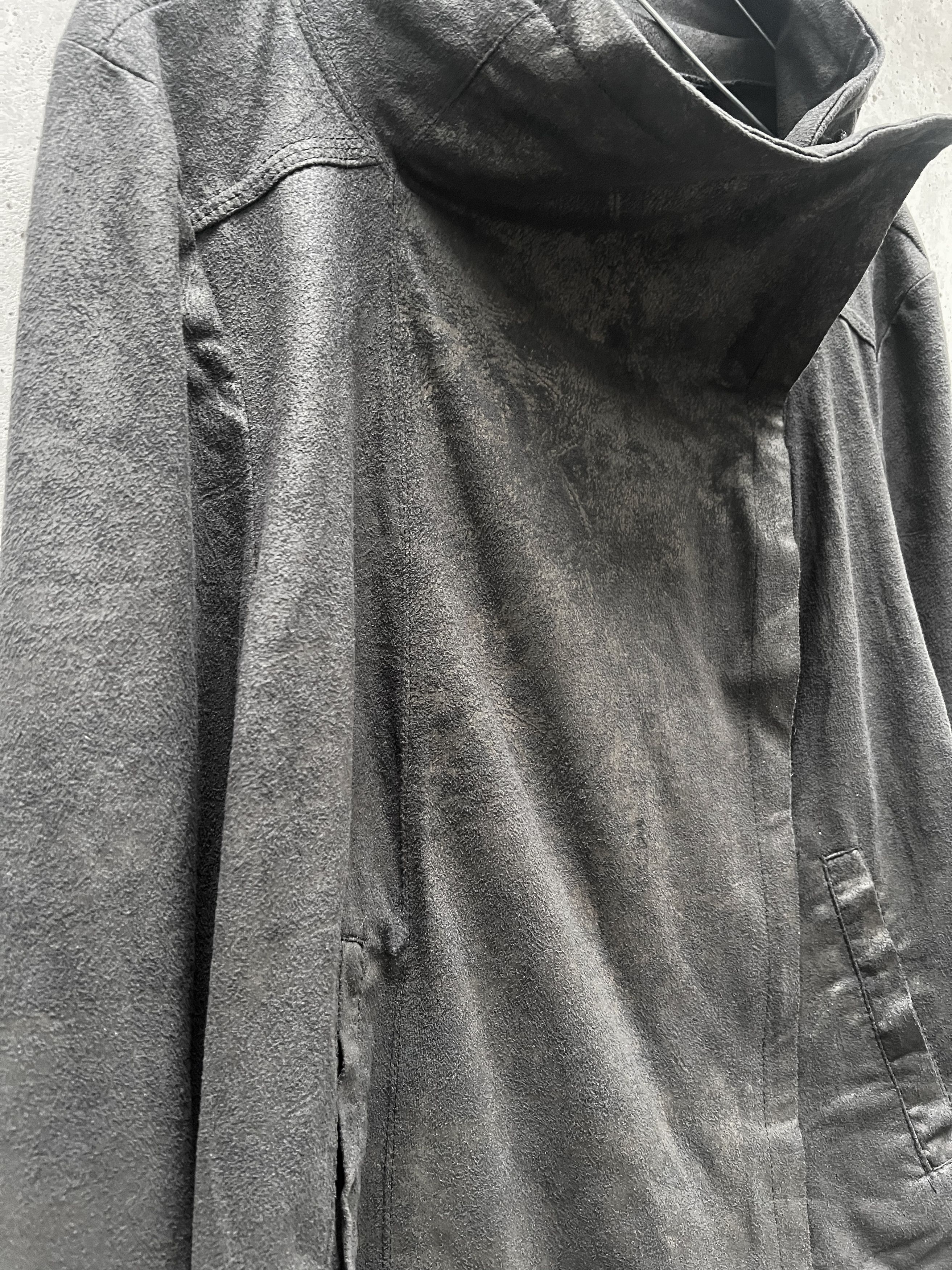 Japanese Brand Distressed asymmetric wrap unit cowl neck Size M / US 6-8 / IT 42-44 - 4 Thumbnail