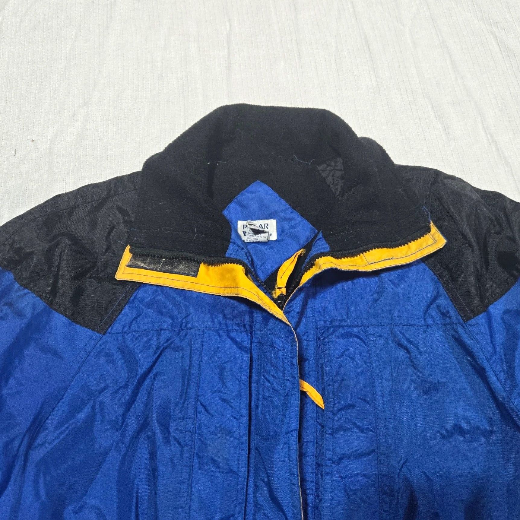 Vintage Polar Edge Blue Water Resistant Wind Proof Fleece Lined Jacket Coat Adult Mens L Size US L / EU 52-54 / 3 - 2 Thumbnail