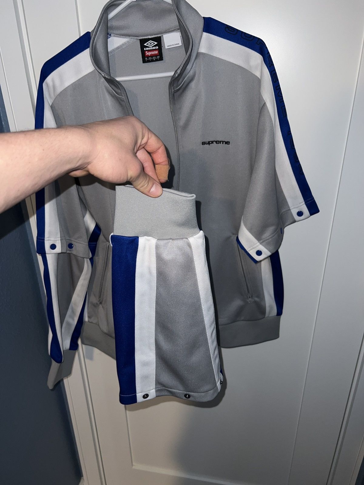 Supreme × Umbro Supreme x Umbro snap sleeve jacket Size US L / EU 52-54 / 3 - 5 Thumbnail
