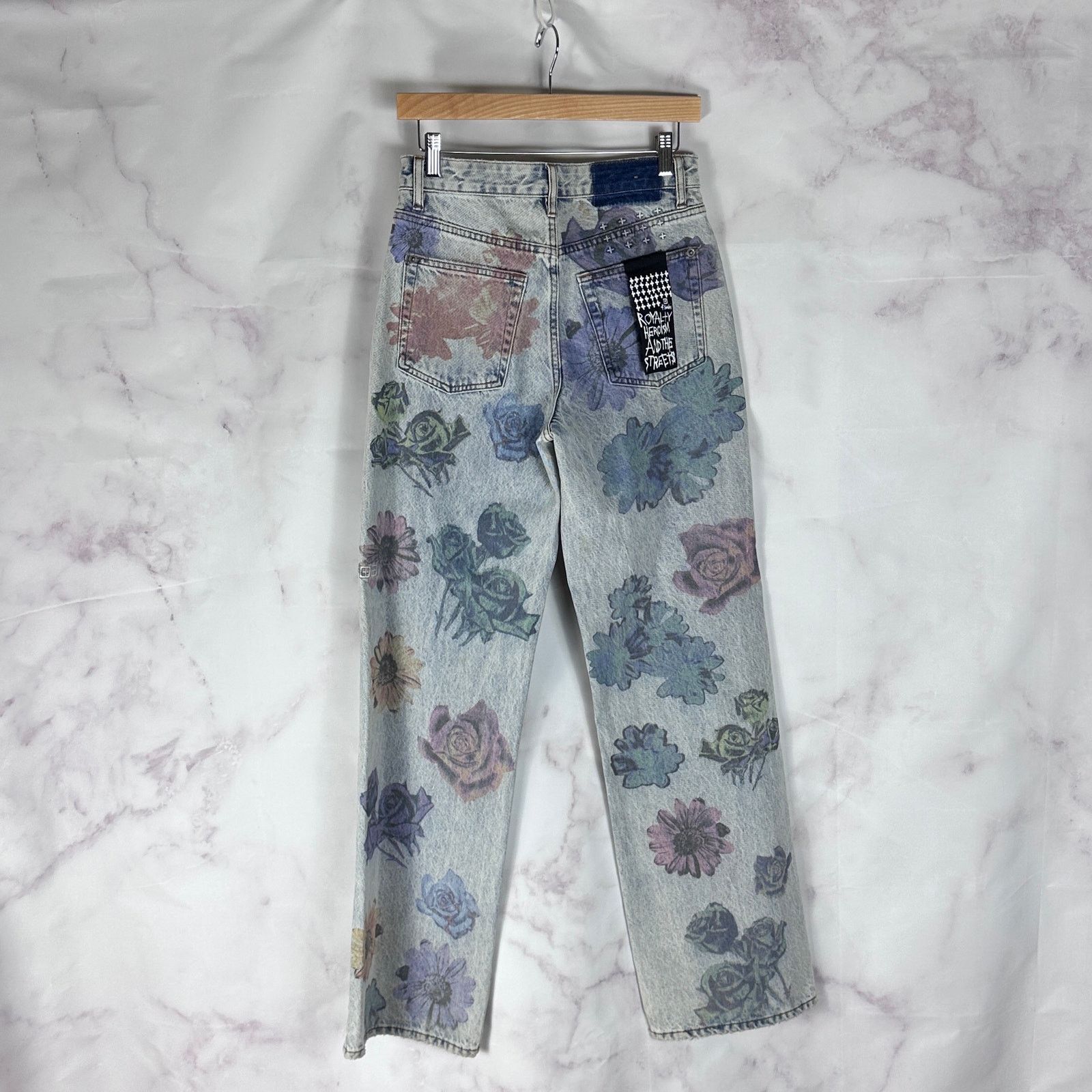 Ksubi Low Rider Cyberflora Denim Size US 28 / EU 44 - 5 Thumbnail