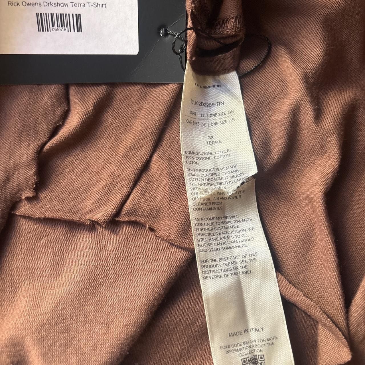 Rick Owens Drkshdw Rick Owens Drkshdw Terra T-Shirt Size US S / EU 44-46 / 1 - 5 Thumbnail
