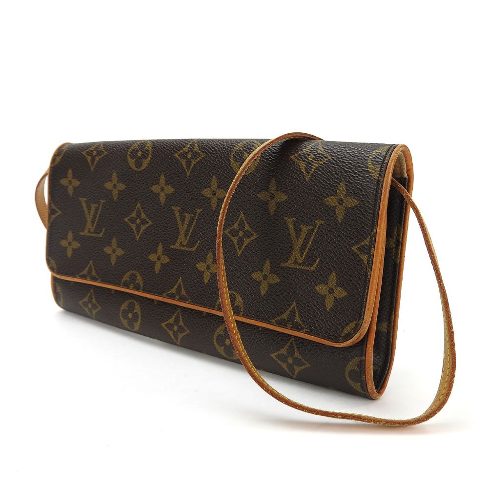 Louis Vuitton Louis Vuitton Pochette Twin Gm Monogram Shoulder Bag Canvas Shoulder Bag M51852 in Brown, Women's