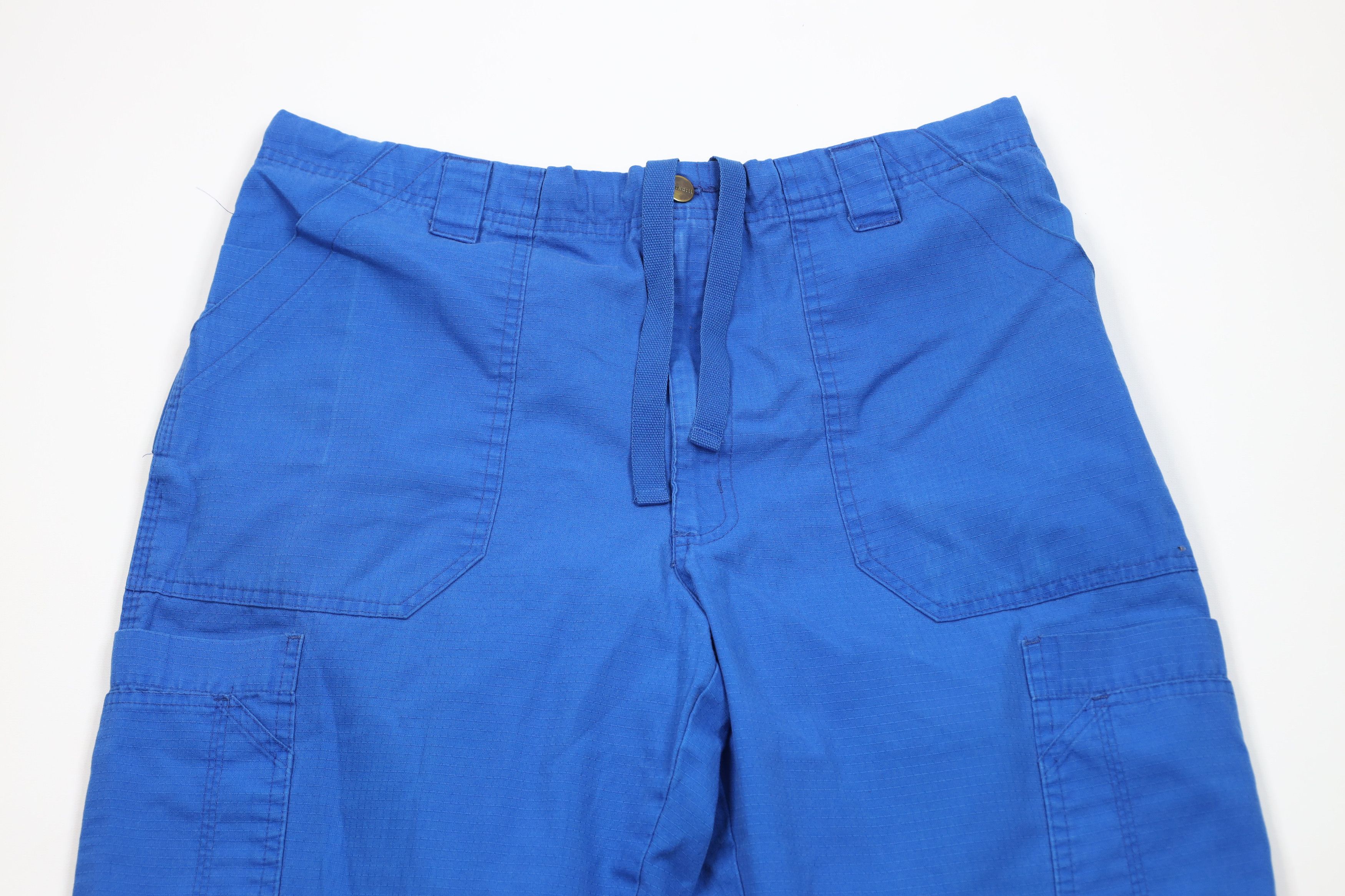 Carhartt Vintage Carhartt Spell Wide Leg Ripstop Scrubs Pants Blue Size US 36 / EU 52 - 2 Thumbnail