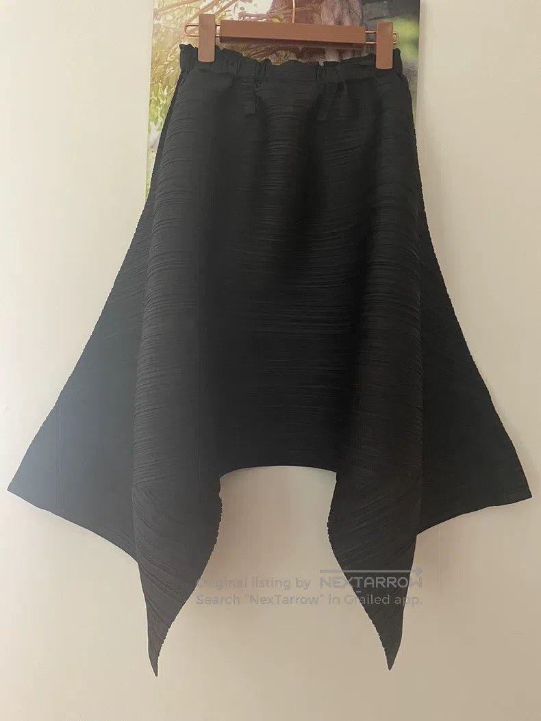 Other Issey Miyake size:3 Black Asymmetric Pants Size 22" - 2 Thumbnail