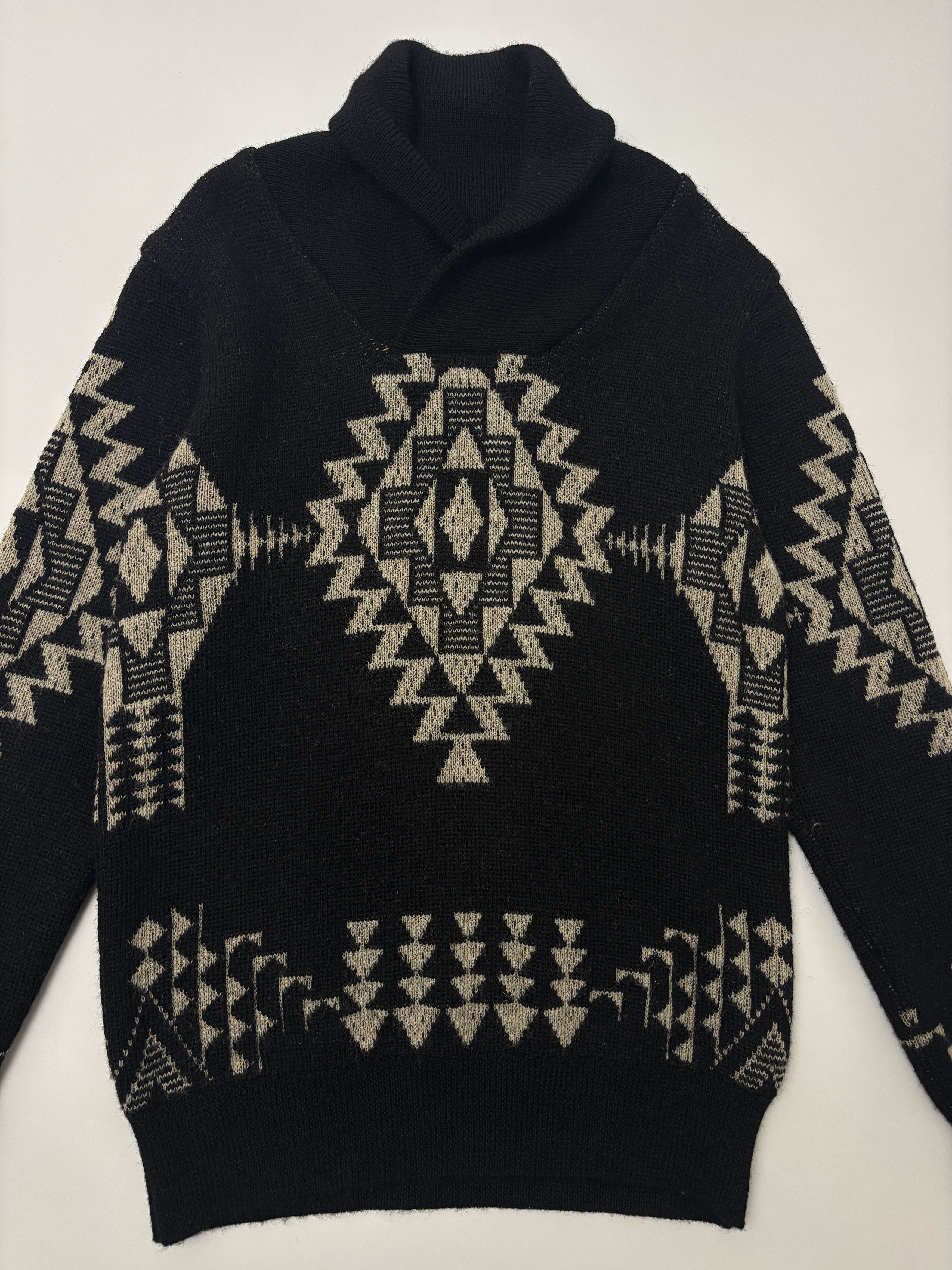 Jelado Jelado Salem Wool Shawl Collar Knit Sweater Made in Japan Size US M / EU 48-50 / 2 - 2 Thumbnail