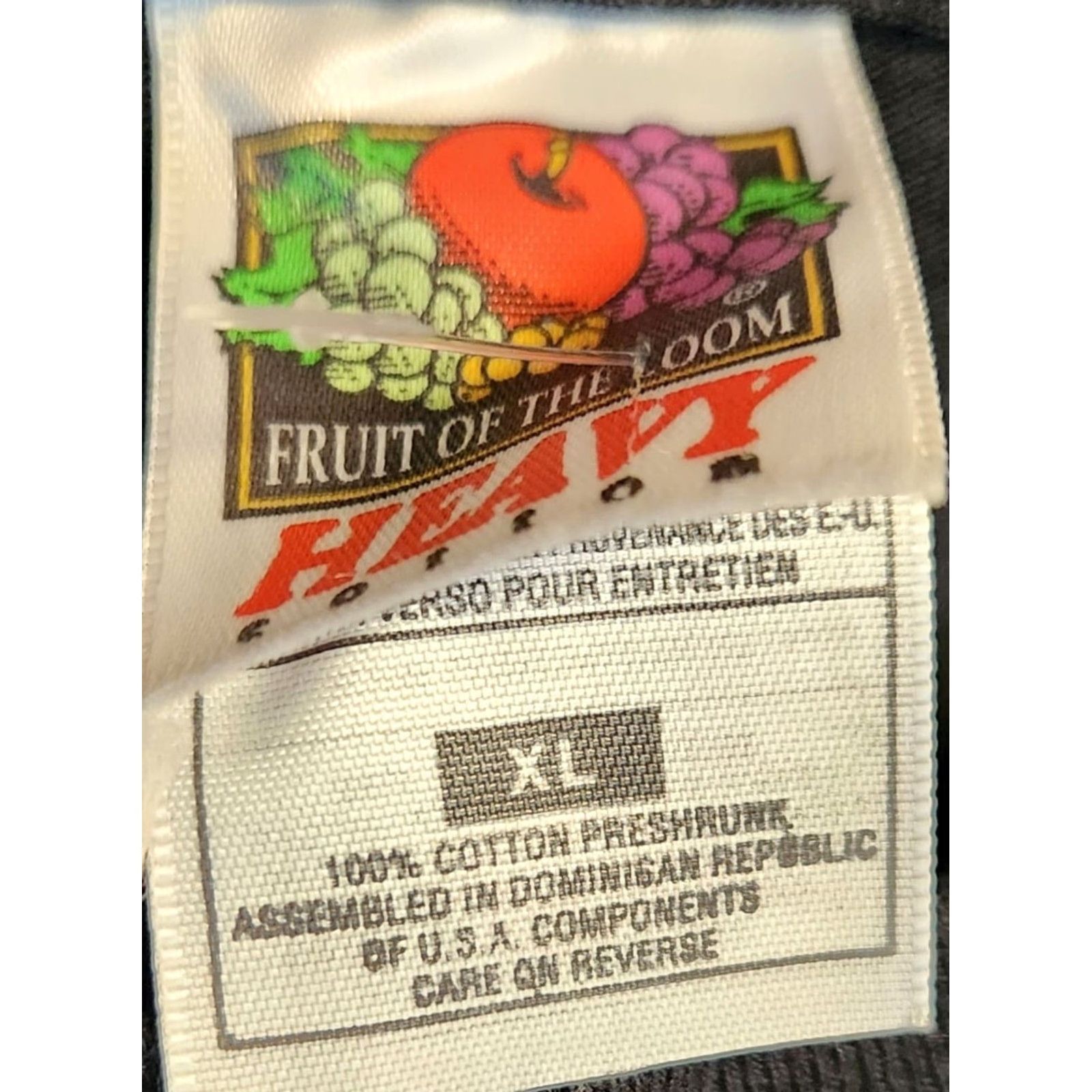 Fruit Of The Loom VINTAGE Fruit of the Loom T-Shirt Men’s XL Black Pocket Tee 90s Army Military Retro Grunge USA Classic Size US XL / EU 56 / 4 - 7 Thumbnail