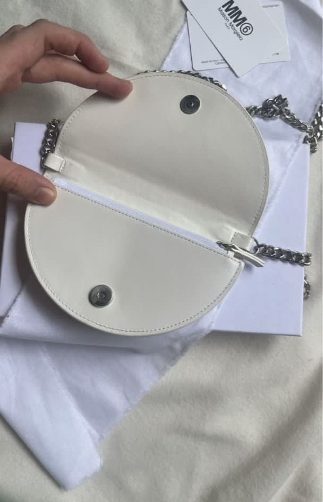 Maison Margiela Maison Margiela MM6 Hakf Circle Chain Bag Size ONE SIZE - 5 Thumbnail