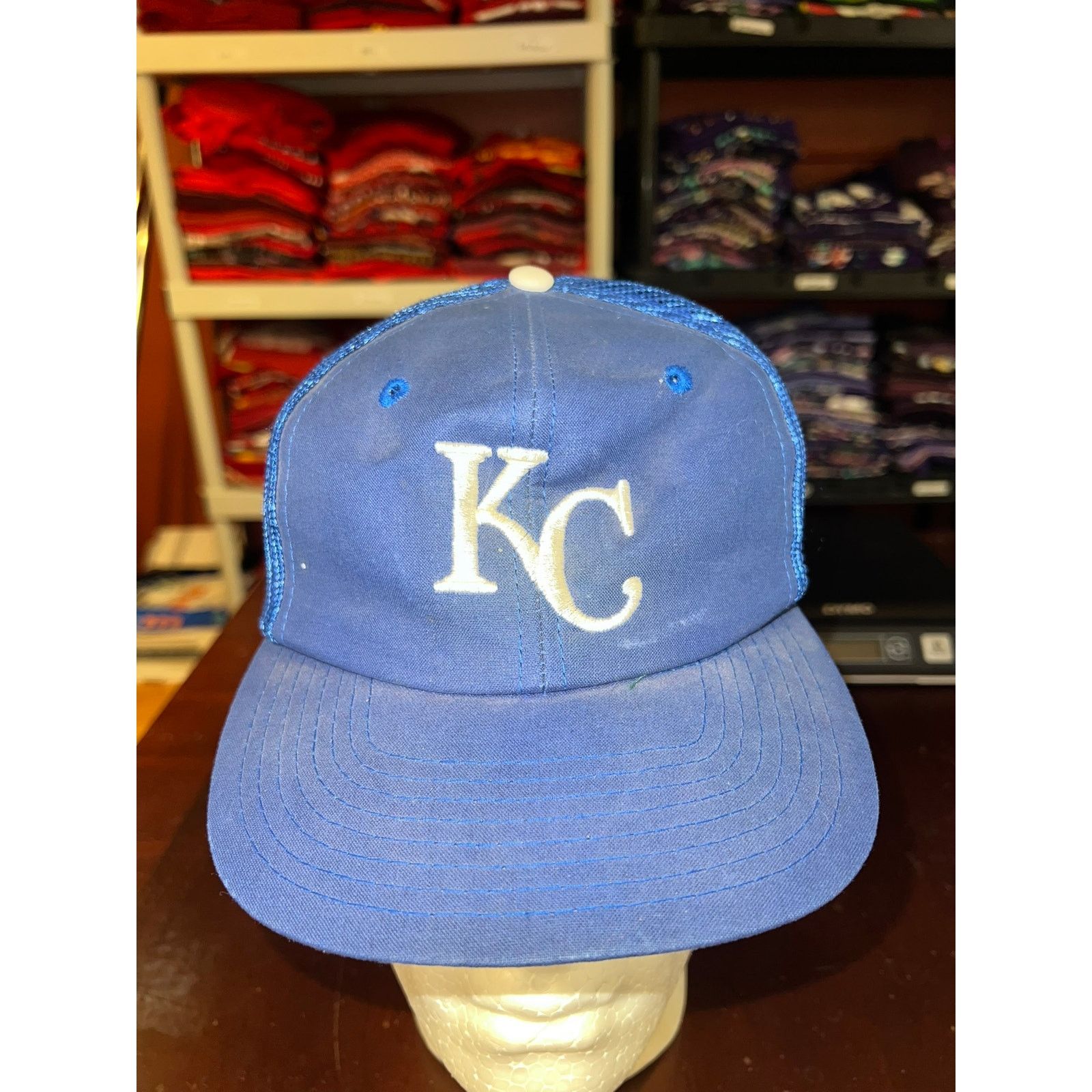 Vintage Vintage Kansas City Royals Hat Blue Twins MLB Snapback VTG Size ONE SIZE - 2 Thumbnail