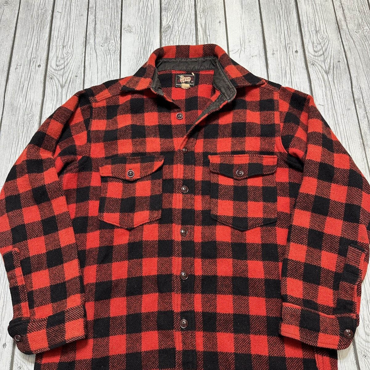 Woolrich Woolen Mills Vintage Woolrich flannel shirt Size US L / EU 52-54 / 3 - 3 Thumbnail