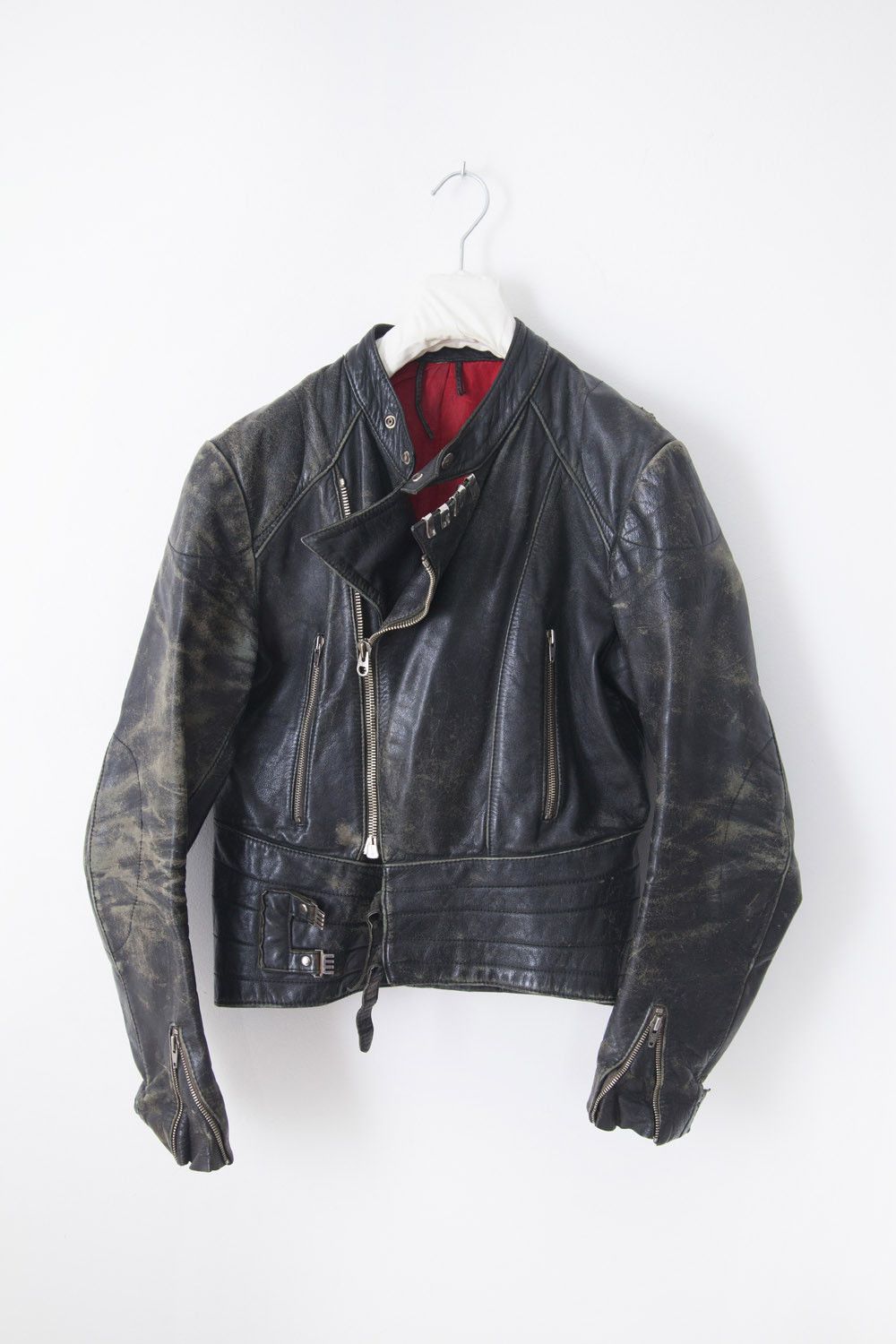Vintage Vintage 1980's punk leather biker jacket Size US S / EU 44-46 / 1 - 1 Thumbnail