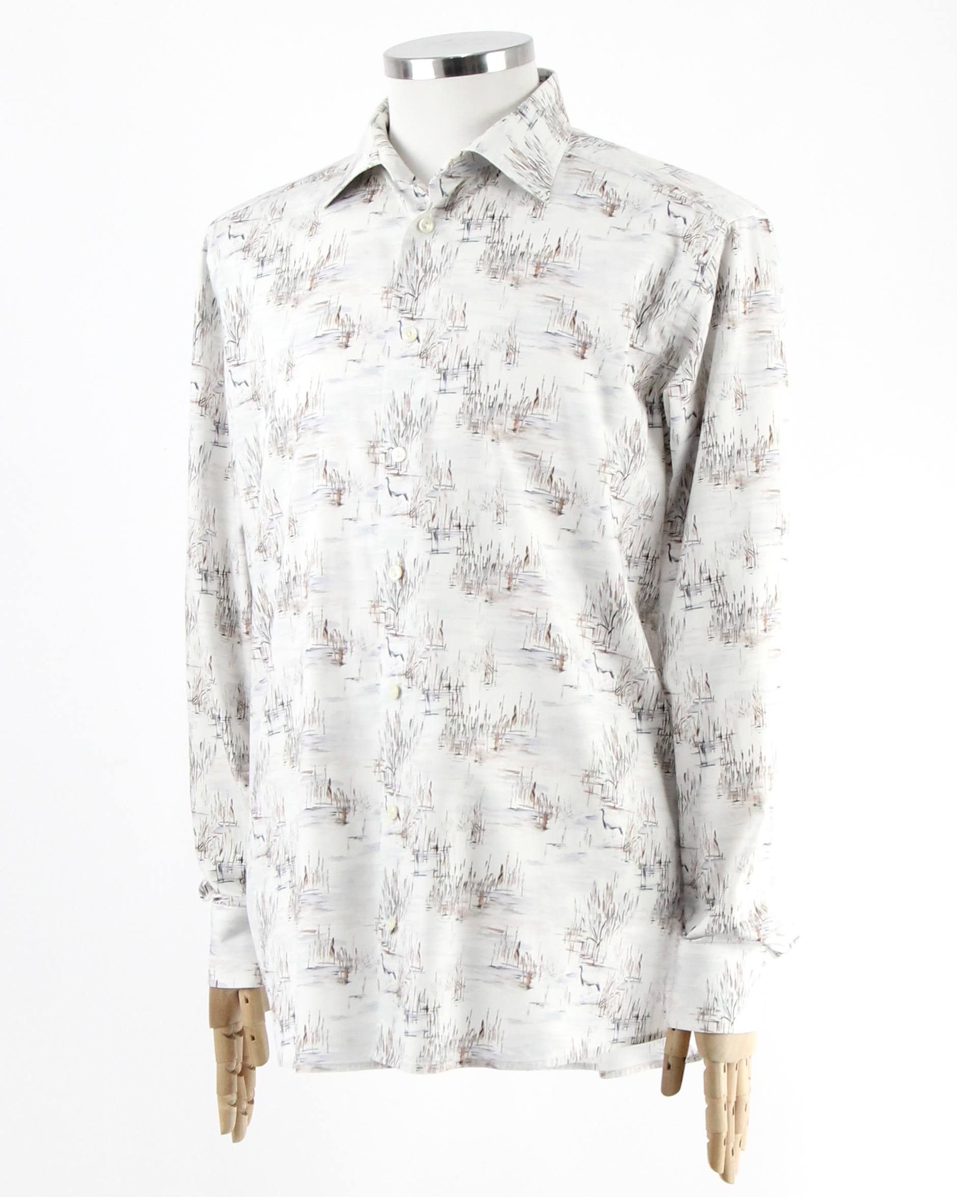 Eton ETON Slim shirt with pattern Size US XL / EU 56 / 4 - 2 Thumbnail