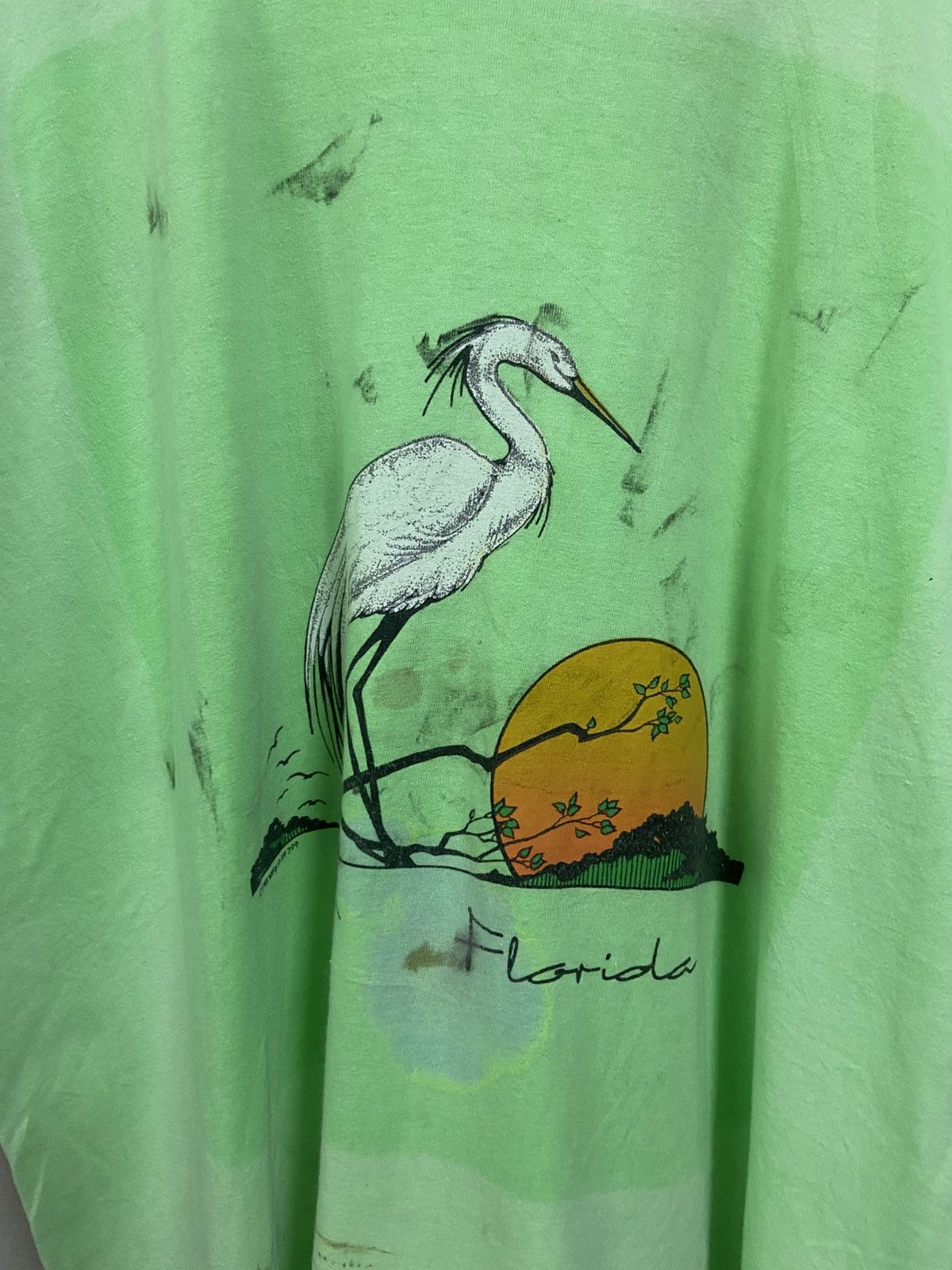 Vintage Distress Faded Vintage Florida tee Size US XL / EU 56 / 4 - 2 Thumbnail