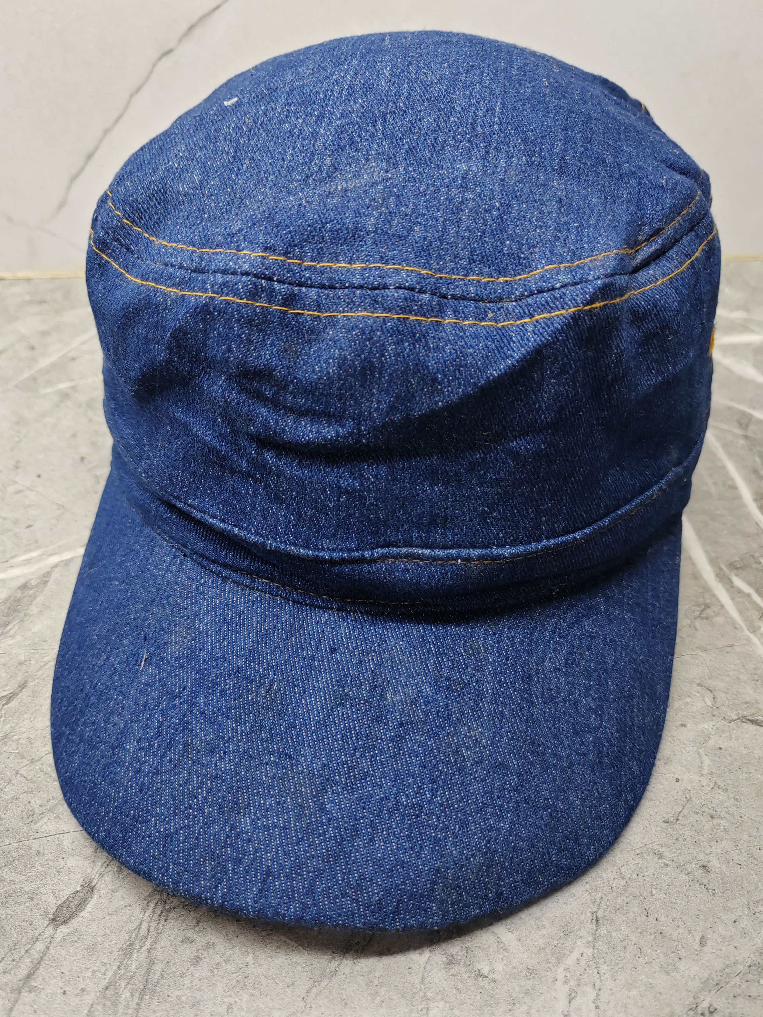 If Six Was Nine Vintage Cadet Denim Coen Japanese Style Cap HAt Size ONE SIZE - 2 Thumbnail