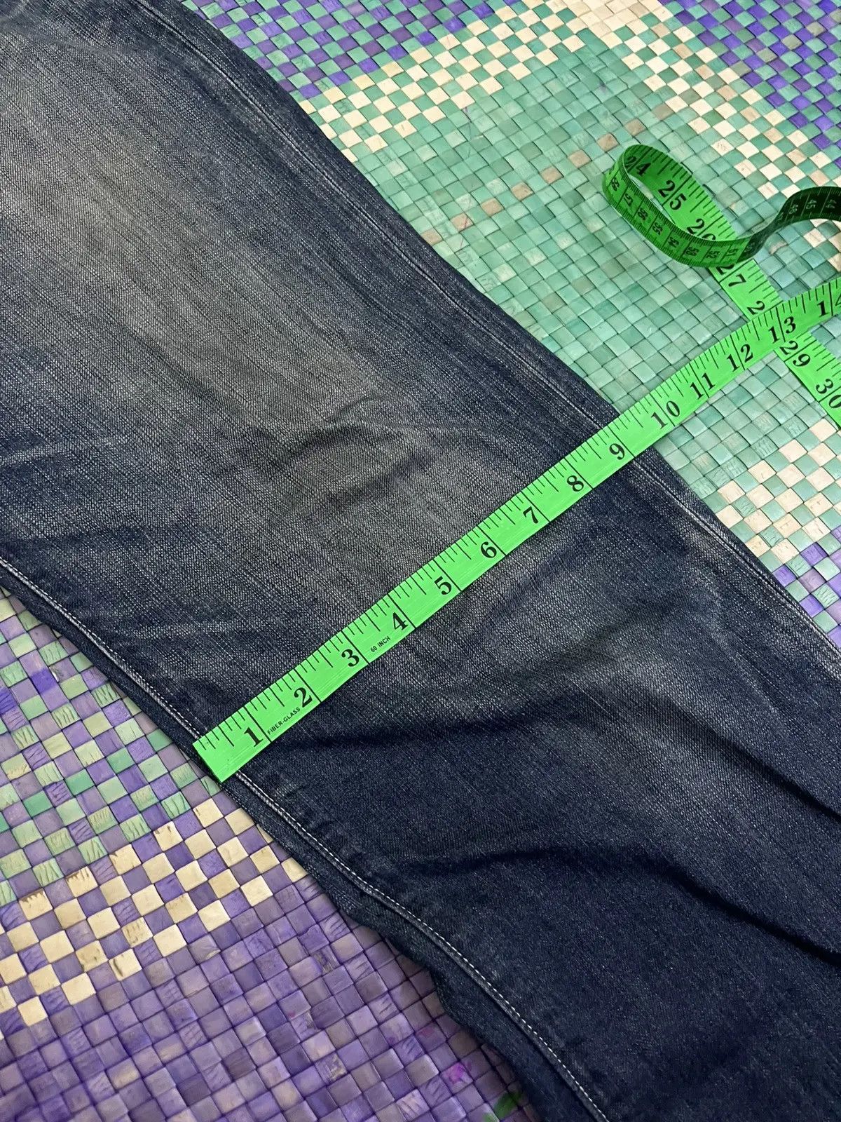 Uniqlo Uniqlo Buckle Back Denim Size US 33 - 8 Thumbnail