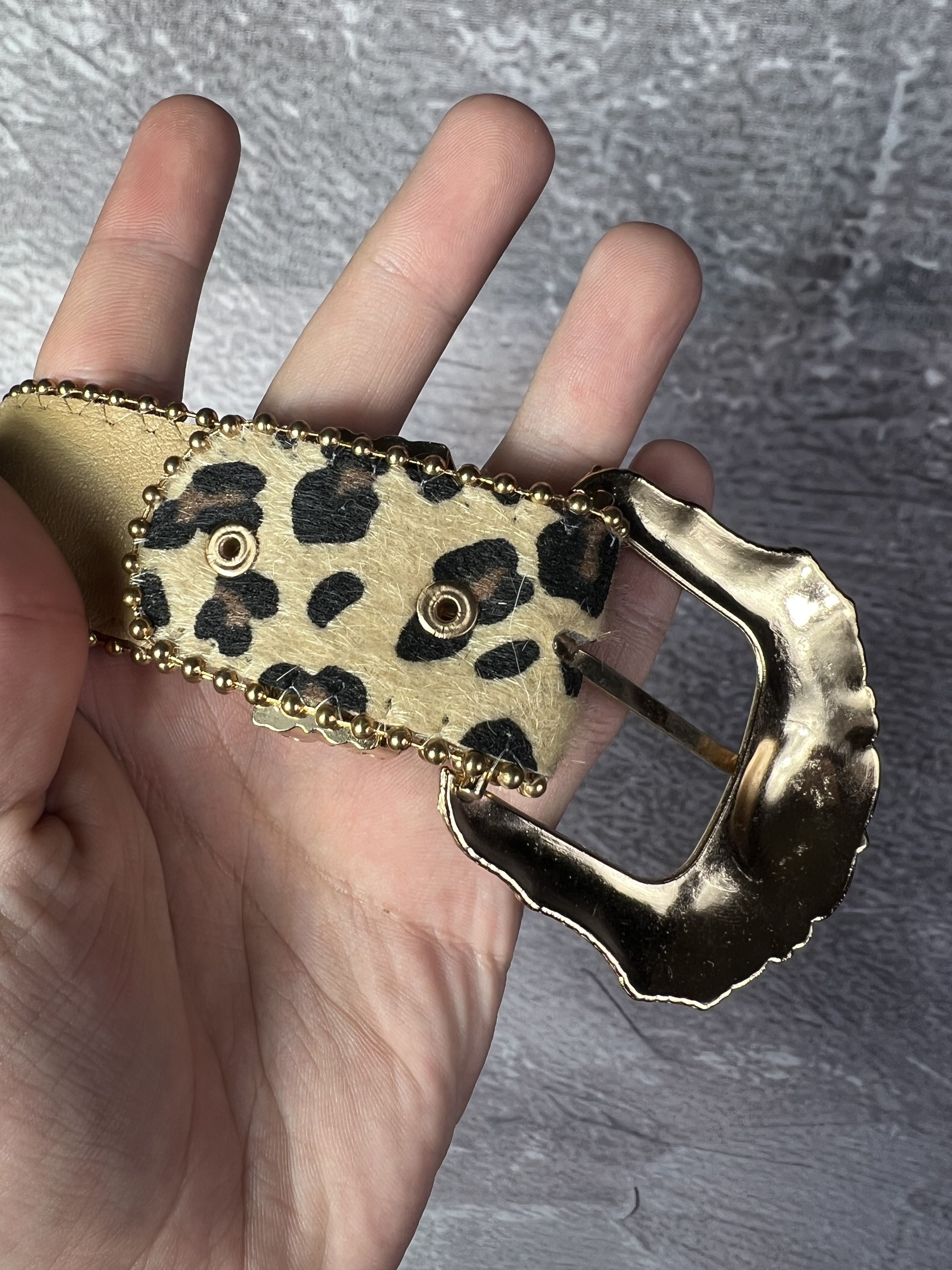 Vintage Leopard Printed Y2k Buckle Belt Size ONE SIZE - 7 Thumbnail