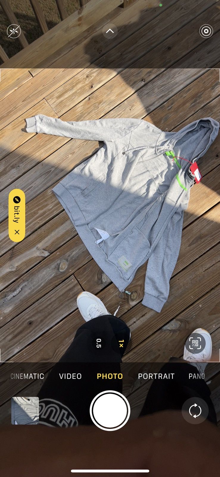 Hugo Boss HUGO Light Gray Zip-Up Hoodie Size US S / EU 44-46 / 1 - 12 Thumbnail