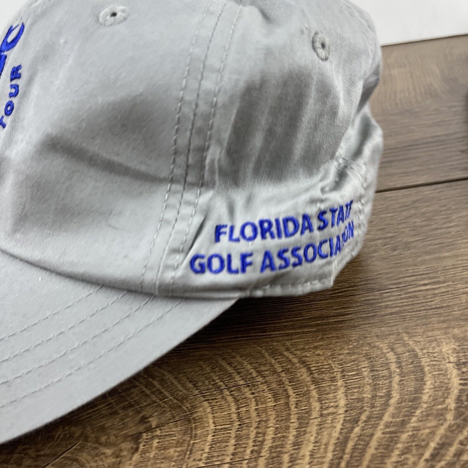 American Needle Florida State Golf Association Hat Gray Hat Adjustable Gray Size ONE SIZE - 9 Thumbnail