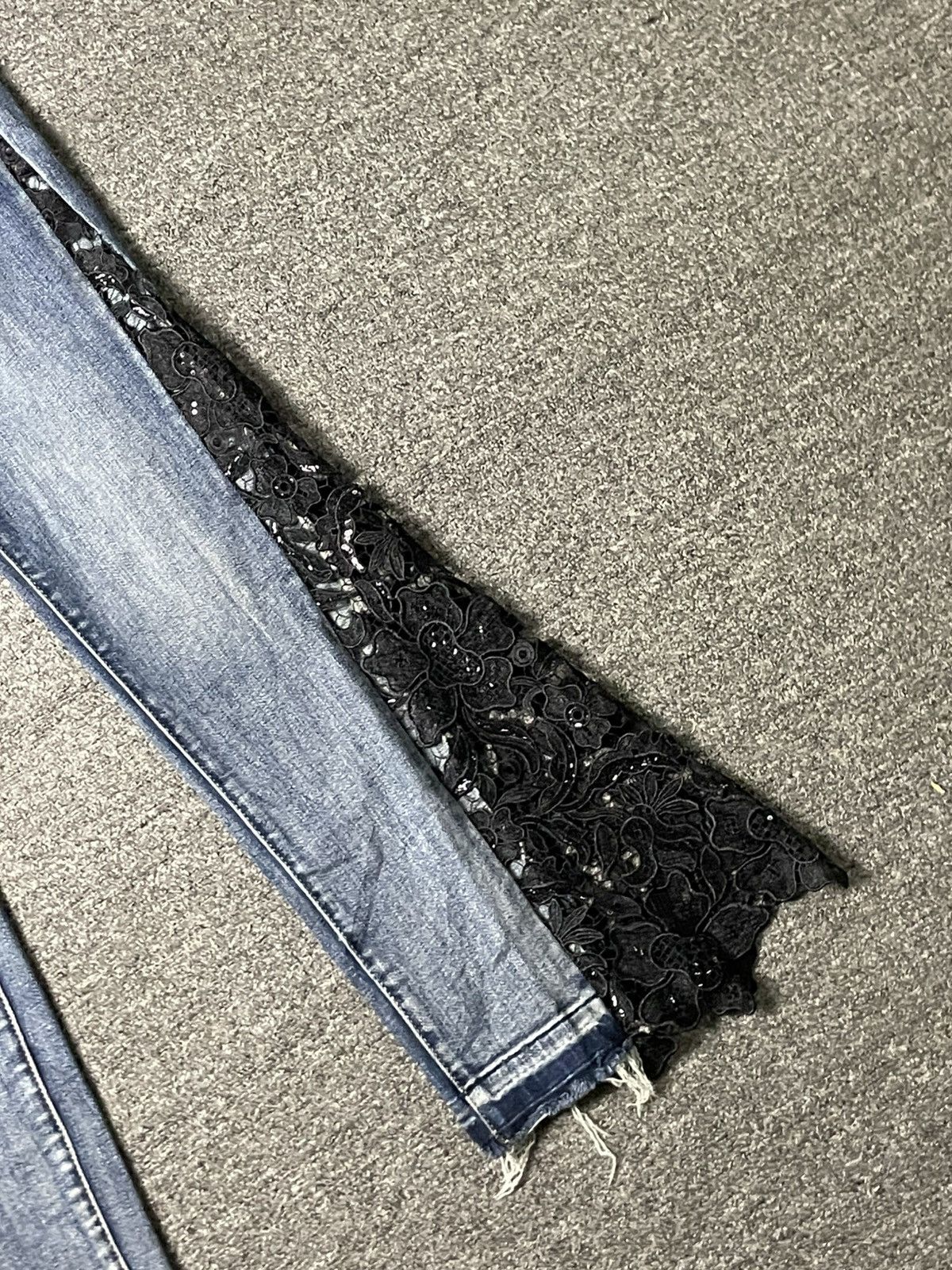 Japanese Brand × Vintage Hysteric Glamour x MaxSmile Jeans with Lace (90) Size 27" / US 4 / IT 40 - 3 Thumbnail
