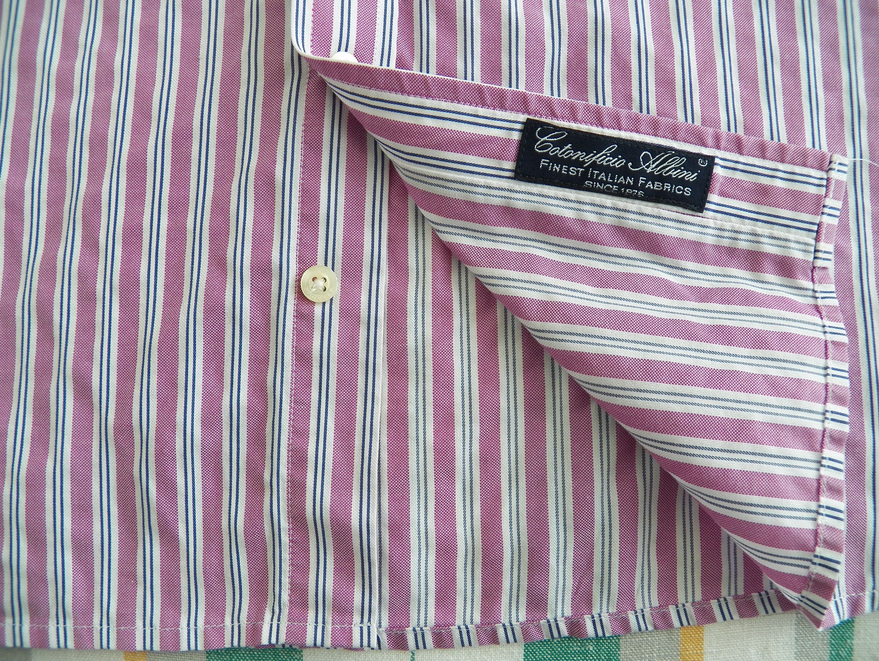 Hackett Hackett Mens Shirt Size M stripe albini italian cotton Size US M / EU 48-50 / 2 - 6 Thumbnail