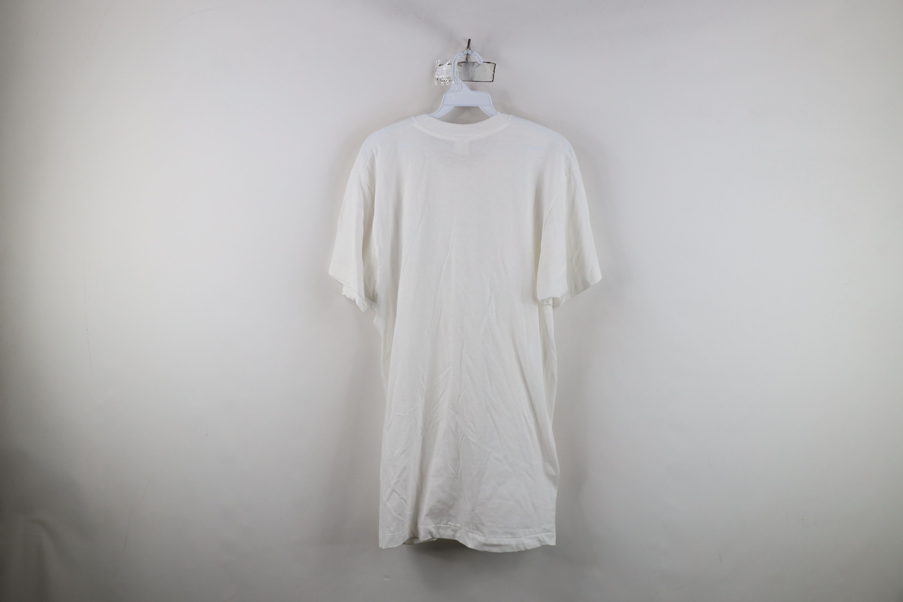 Vintage Vintage 90s Streetwear Cotton Short Sleeve T-Shirt White USA Size US XL / EU 56 / 4 - 7 Thumbnail