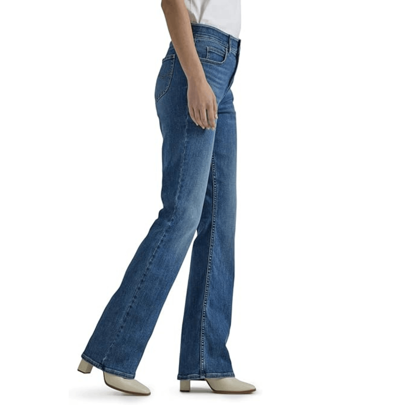 Lee Lee Women's Ultra Lux Comfort with Flex Motion Bootcut Jeans Size 34" / US 12 / IT 48 - 3 Thumbnail