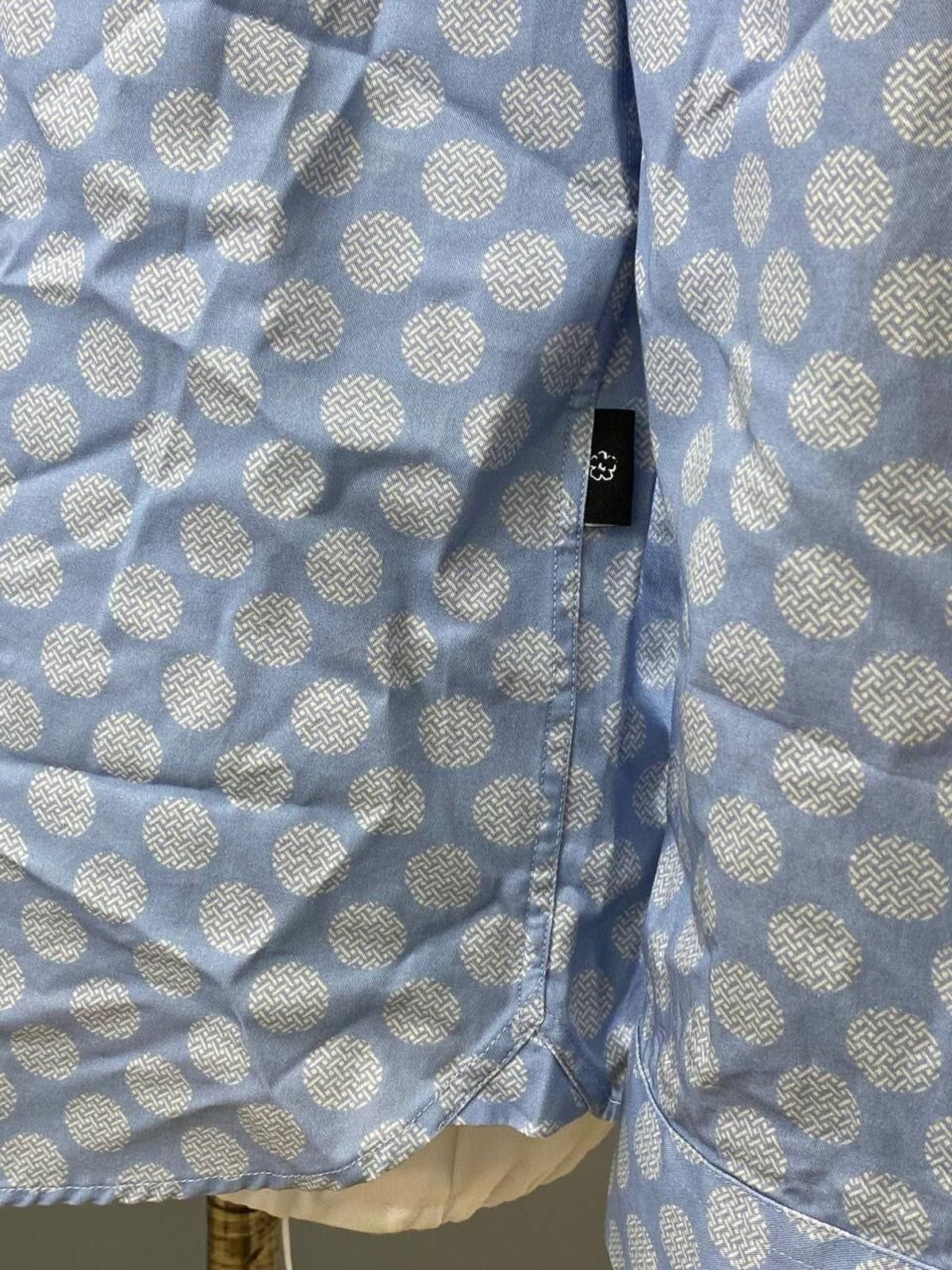 Ted Baker BNWT Ted Baker MMA-Barnard LS Geo Dot Blue Shirt Size 3 Size US M / EU 48-50 / 2 - 10 Thumbnail