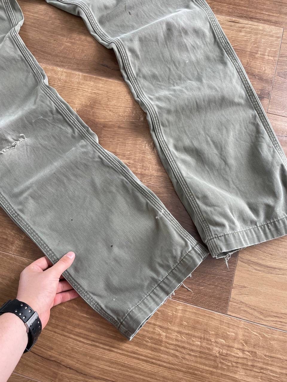 Carhartt × Vintage Vintage Carhartt Y2K Single Knee Carpenter Distressed Pants Size US 33 - 8 Thumbnail