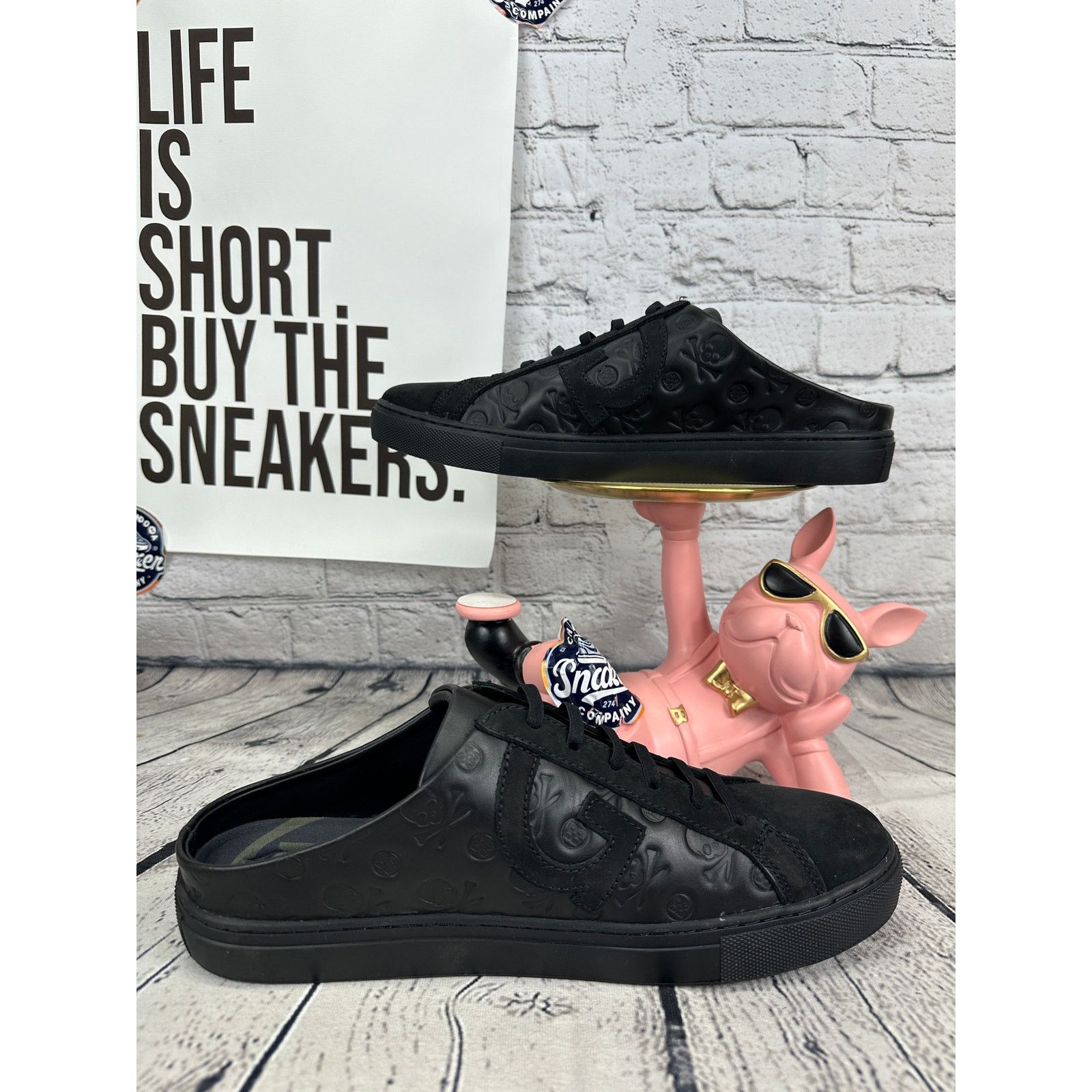 G/FORE G/FORE Gfore Disruptor Street Golf Shoe Men 11 Black Leather Size US 11 / EU 44 - 6 Thumbnail