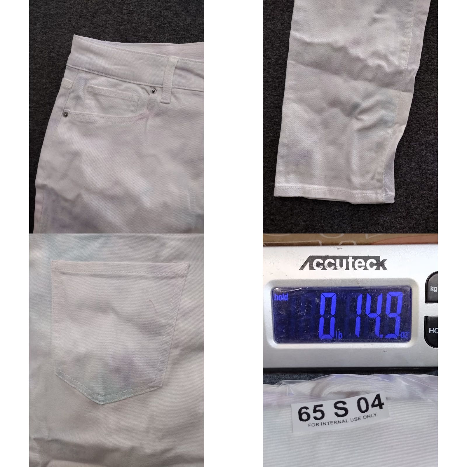 Vintage Time And Tru Women's Straight High Rise Jeans White Tie Dye 14 Jeans Women's White Tie Dye 14 Time And Tru Mens Womens Girls? Size 36" / US 14 / IT 50 - 8 Thumbnail